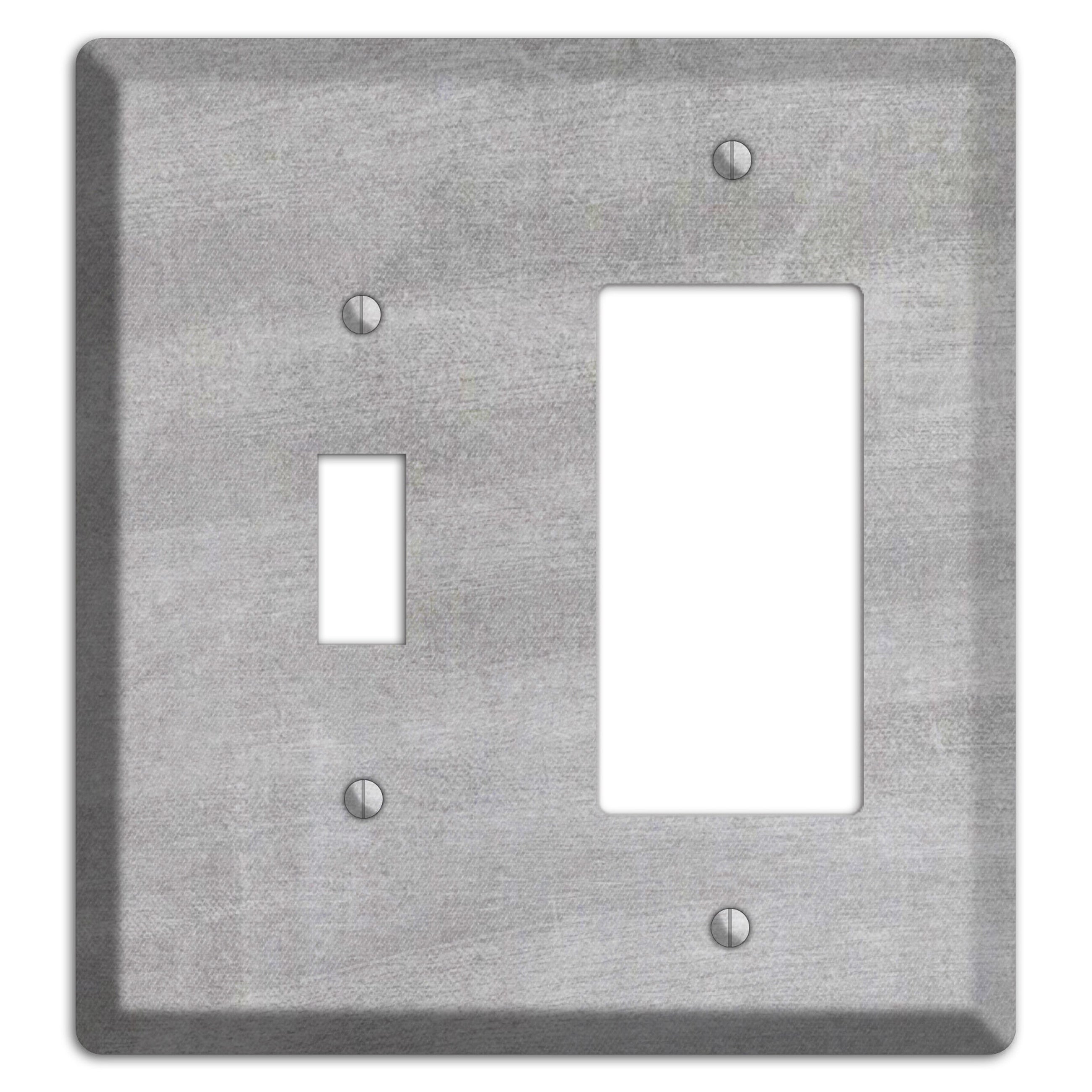 Chalk Light Grey Toggle / Rocker Wallplate