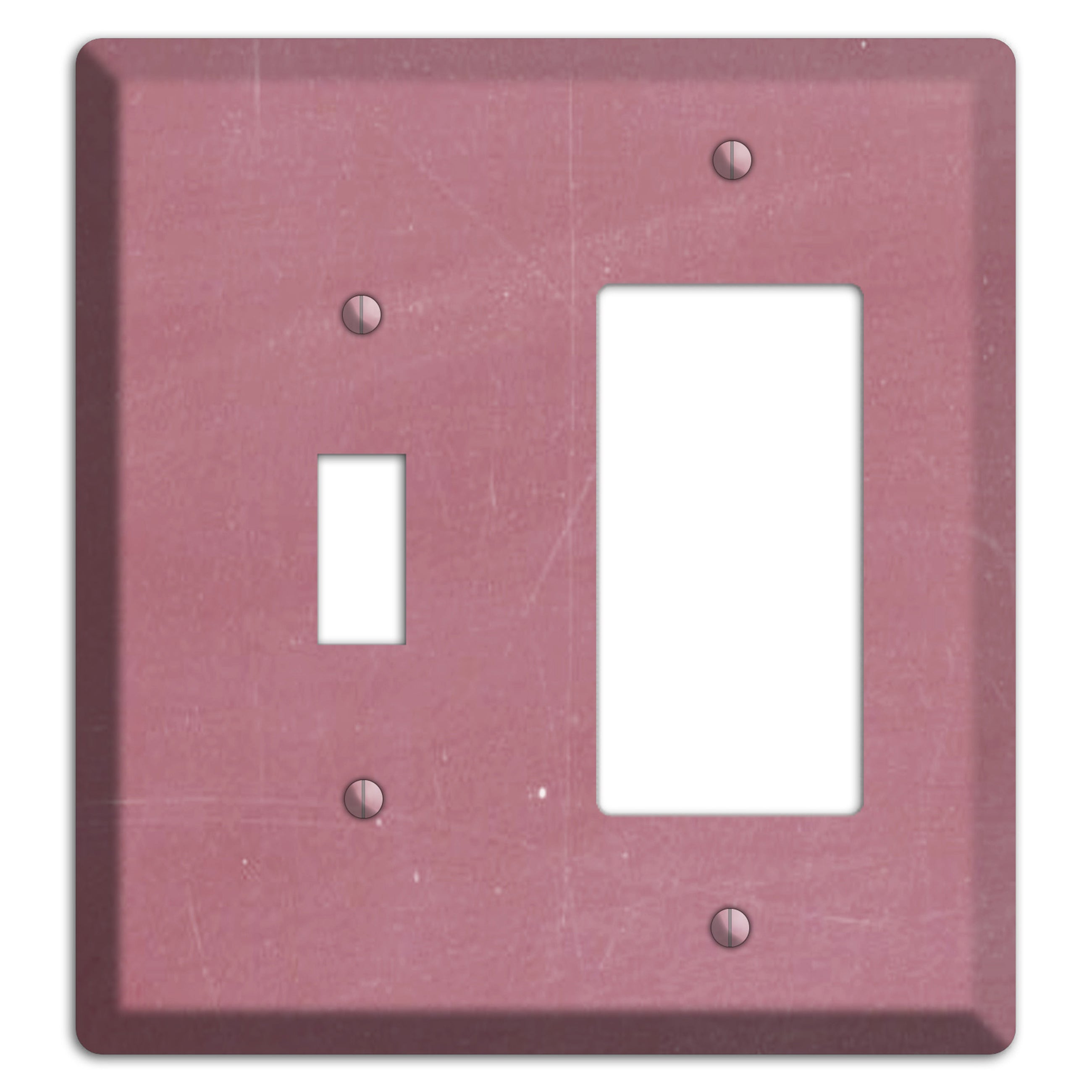Chalk Pink Toggle / Rocker Wallplate