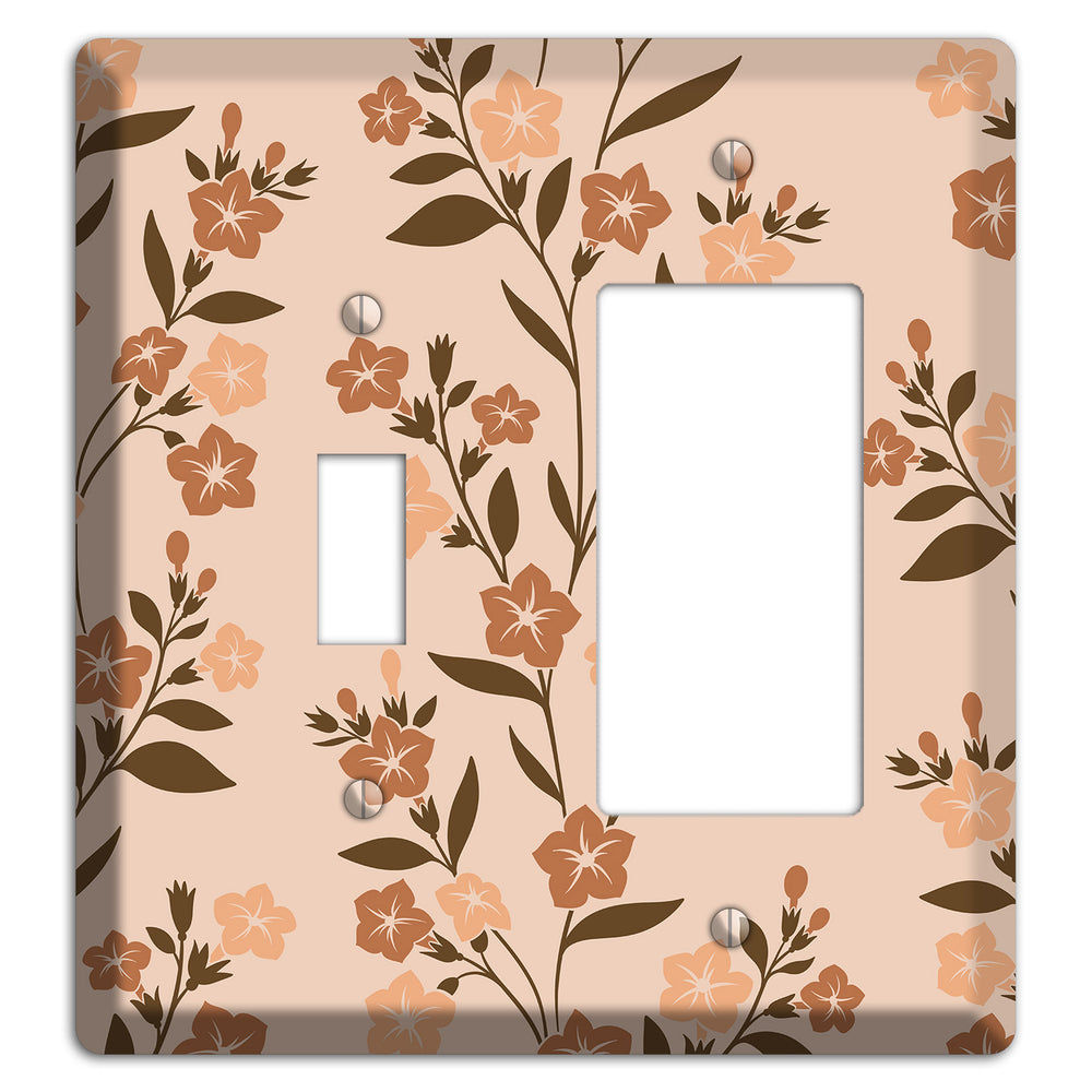 Spring Floral 2 Toggle / Rocker Wallplate