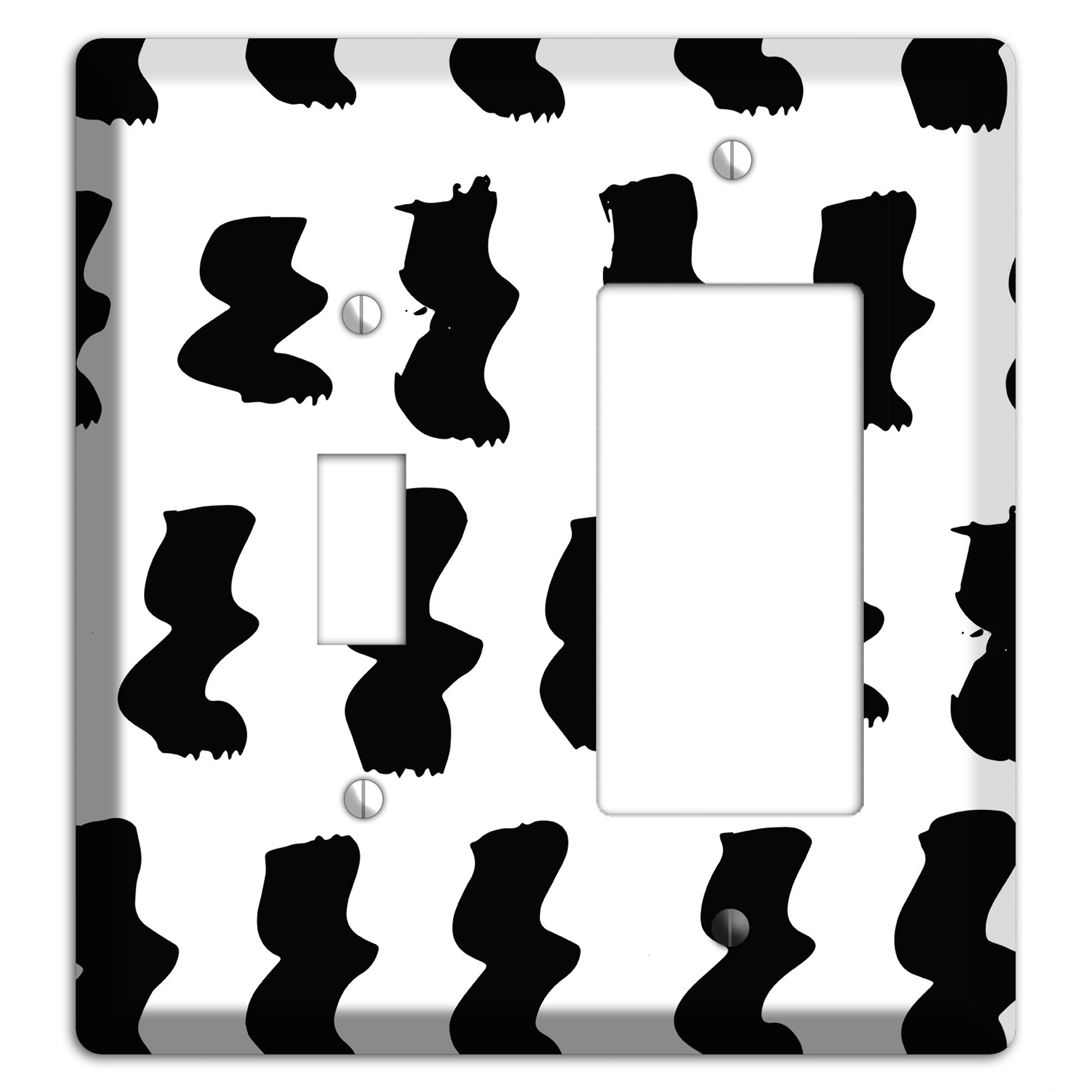 Ink Brushstrokes 5 Toggle / Rocker Wallplate