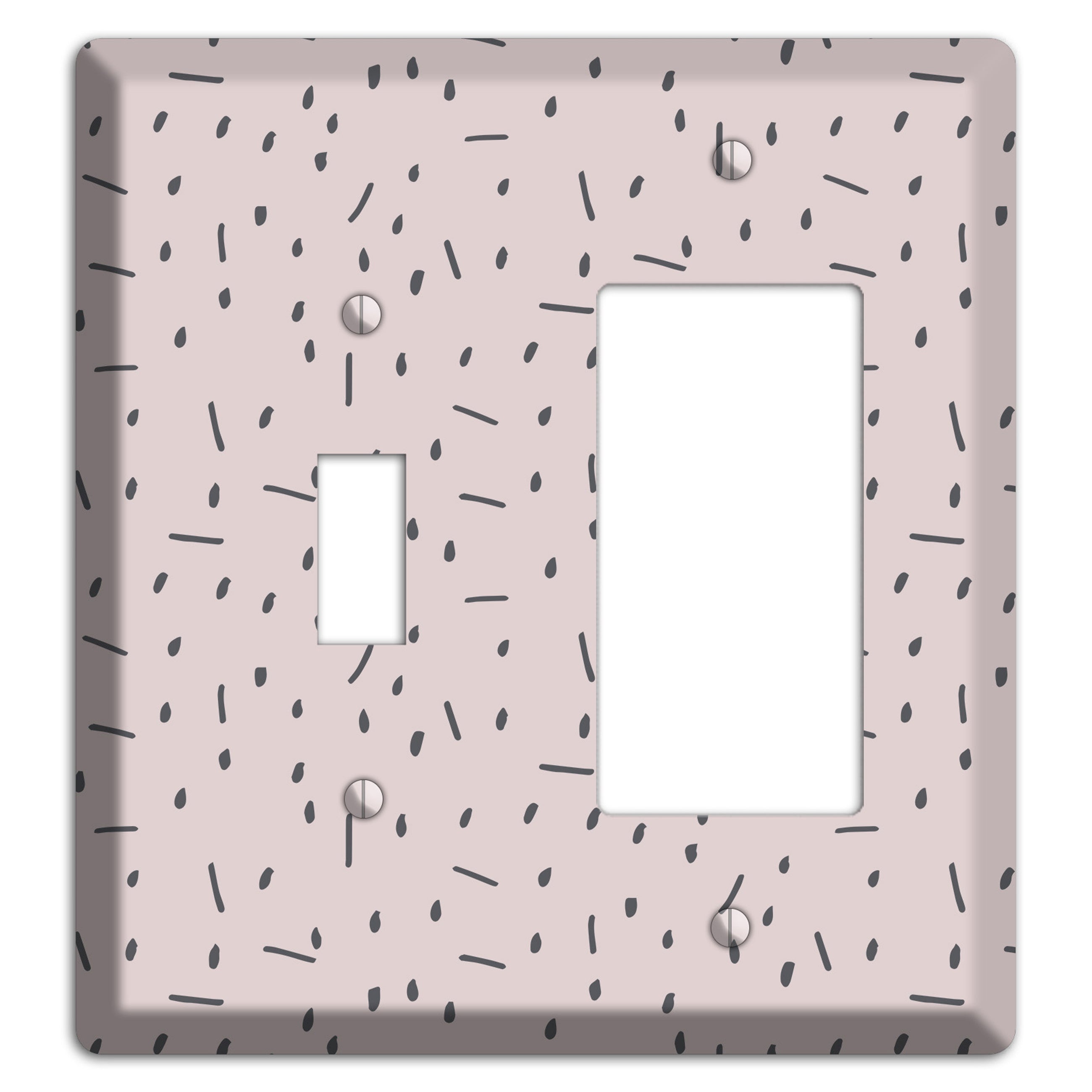 Abstract 18 Toggle / Rocker Wallplate