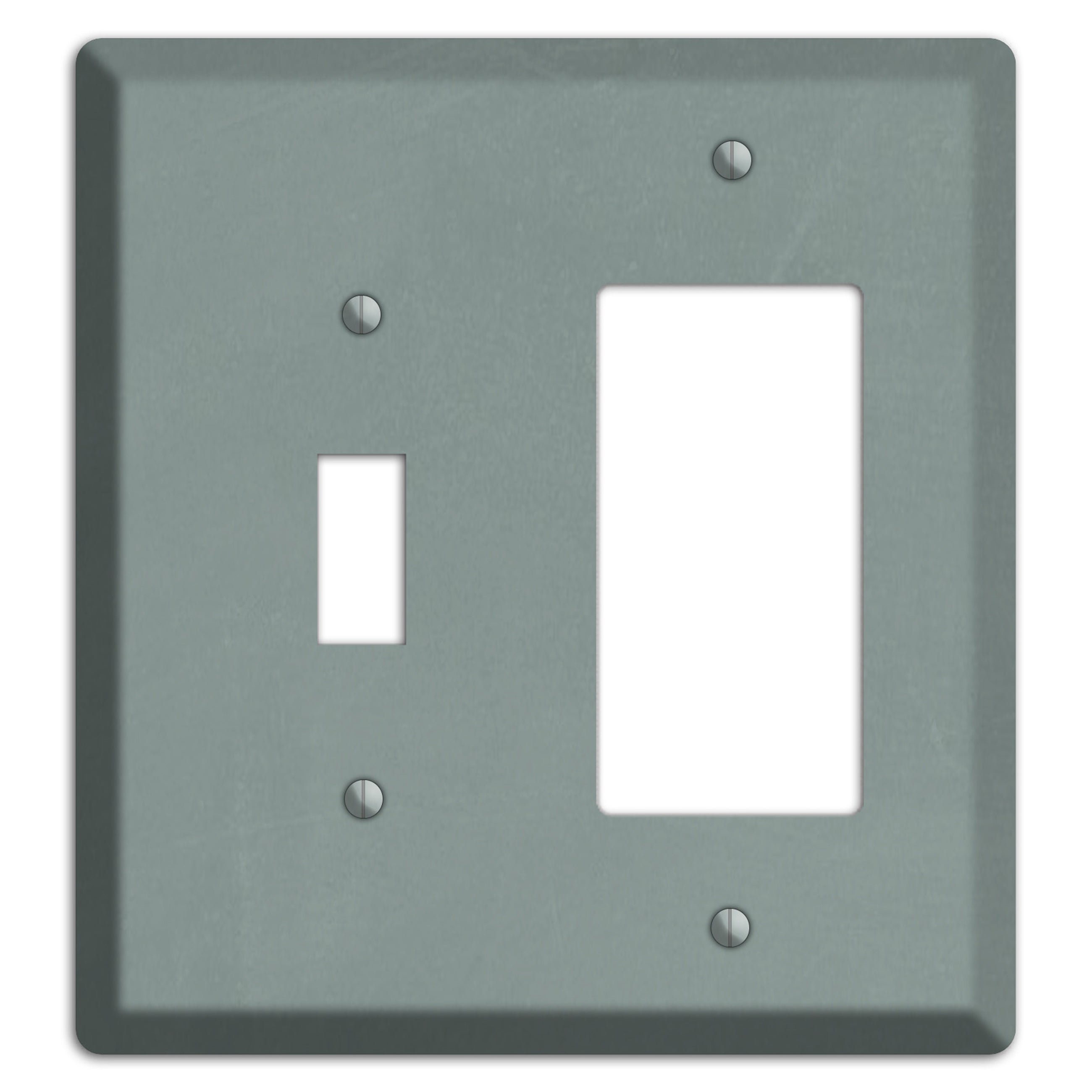 Chalk Faded Gree Toggle / Rocker Wallplate