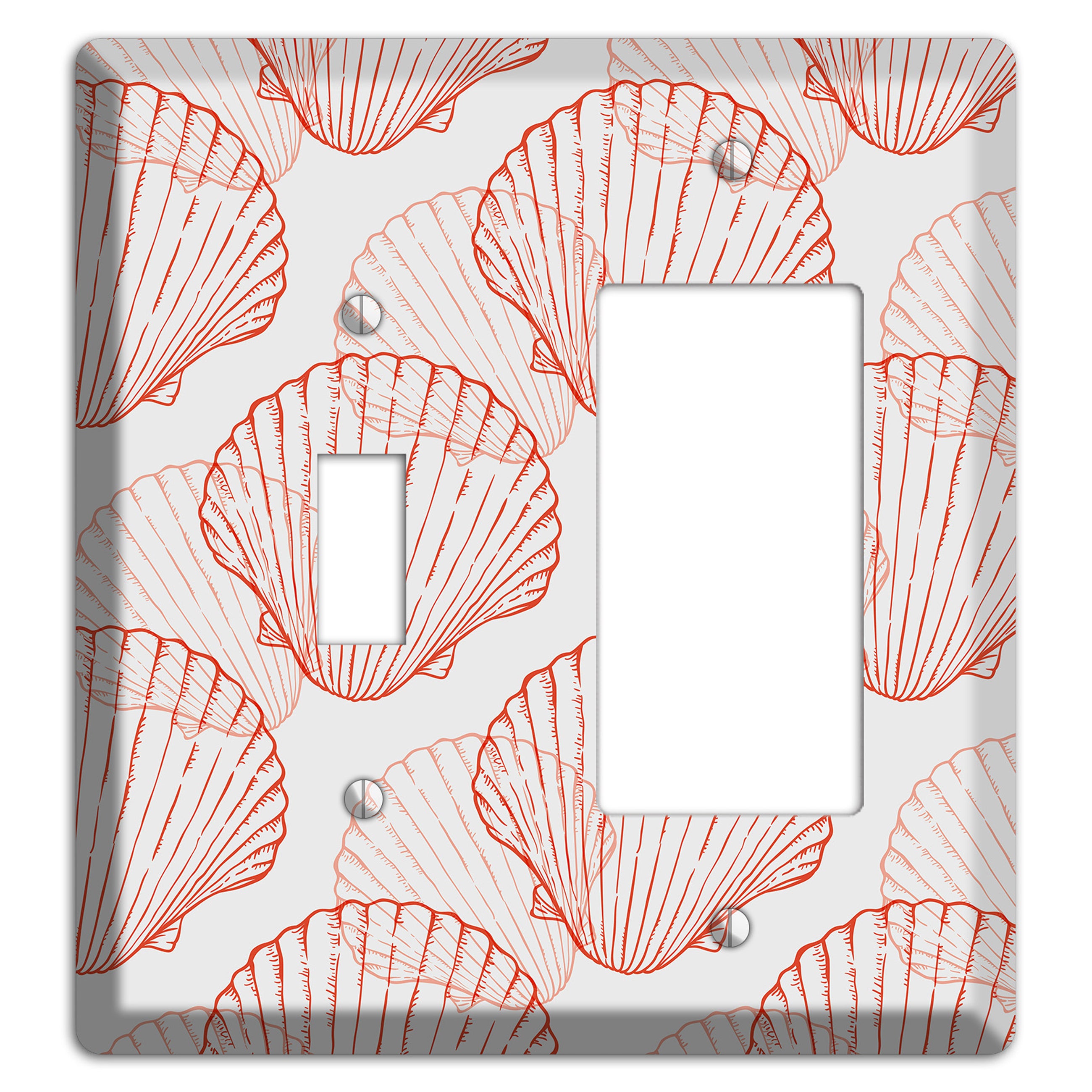 Shells 5 Toggle / Rocker Wallplate
