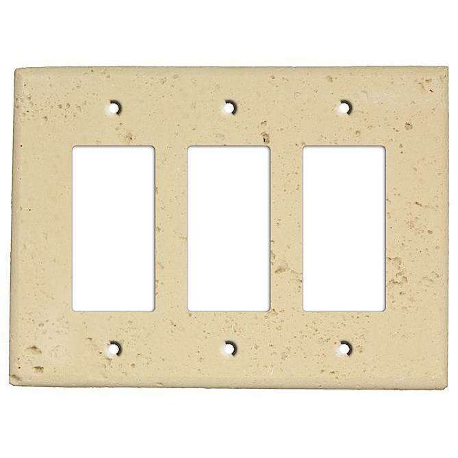 Sand Stone Triple Rocker Cover Plate
