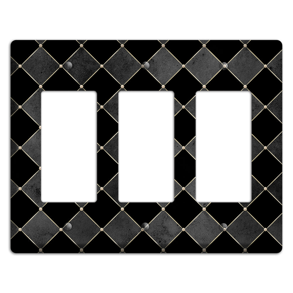 Edgar Allen Poe Diamond 3 Rocker Wallplate