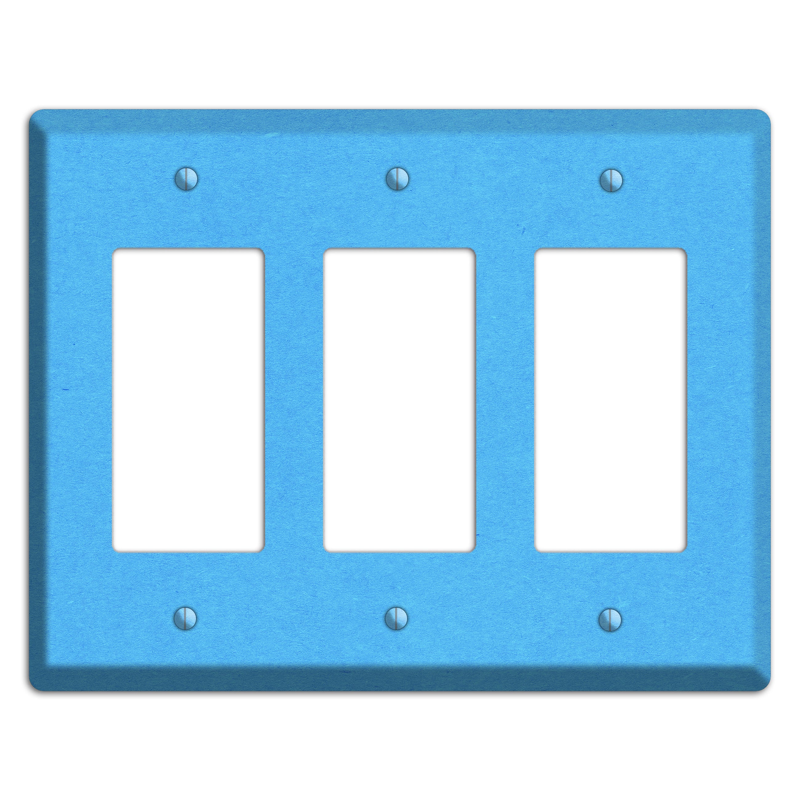 Maya Blue Kraft 3 Rocker Wallplate