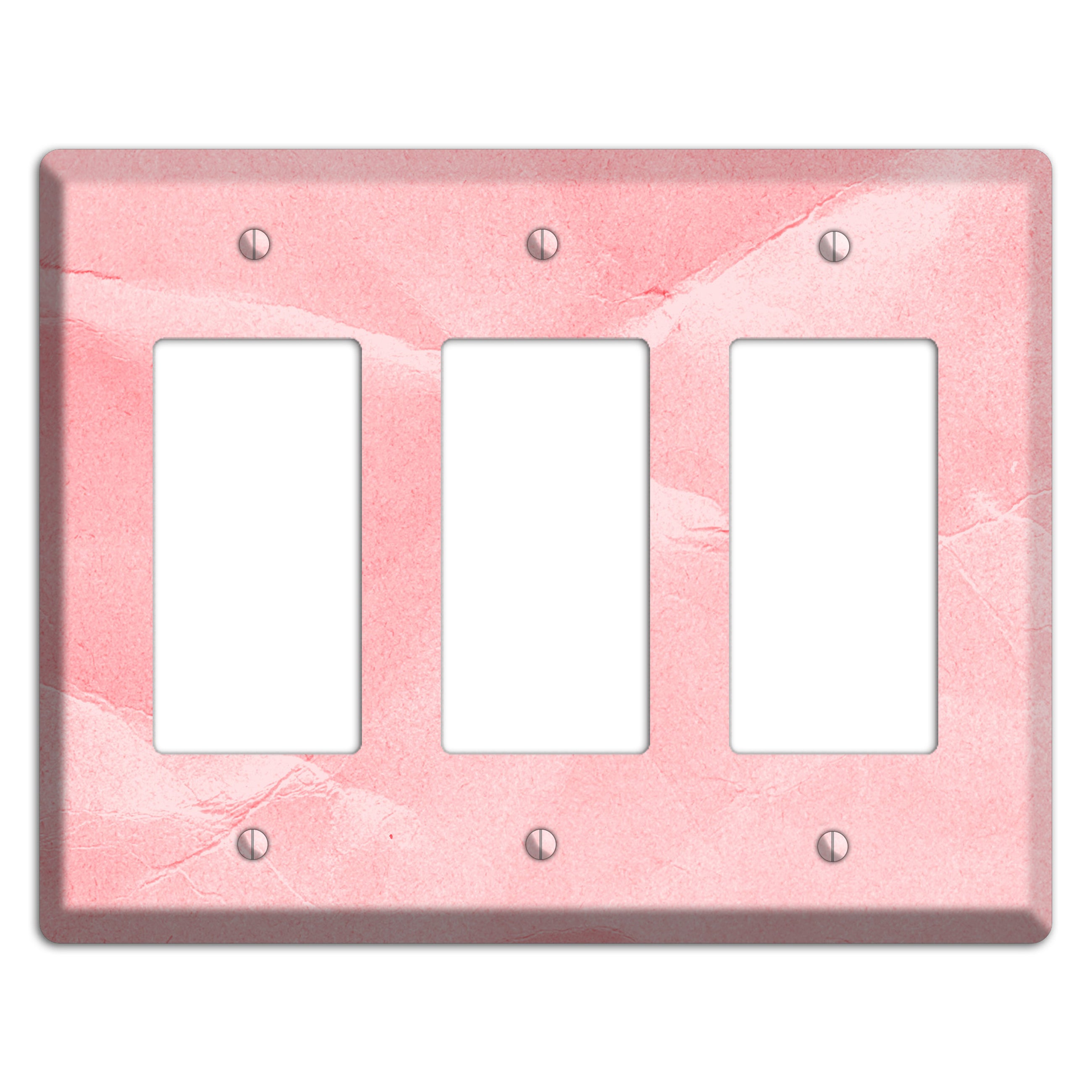 Pink Soft Coral 3 Rocker Wallplate