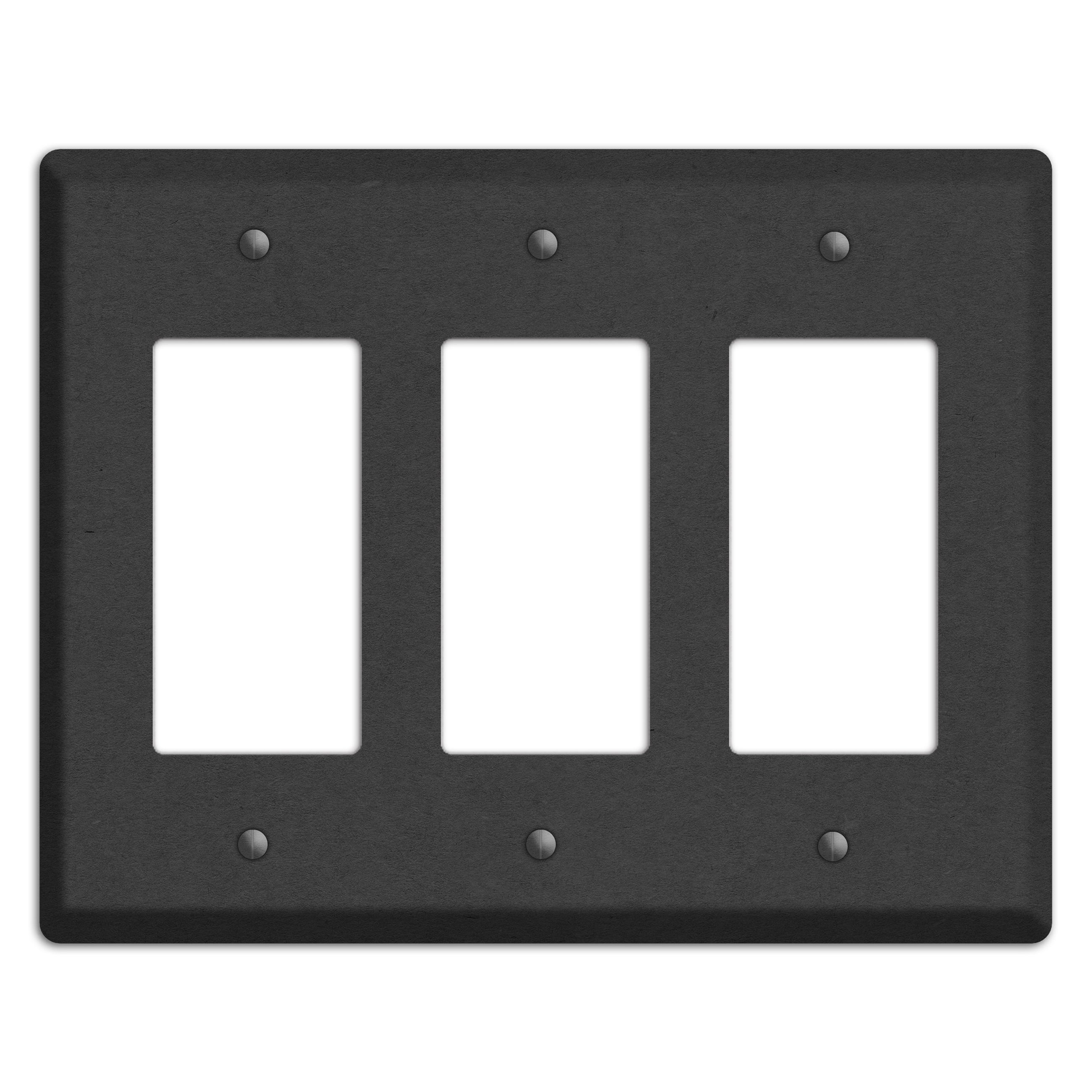 Charcoal Kraft 3 Rocker Wallplate