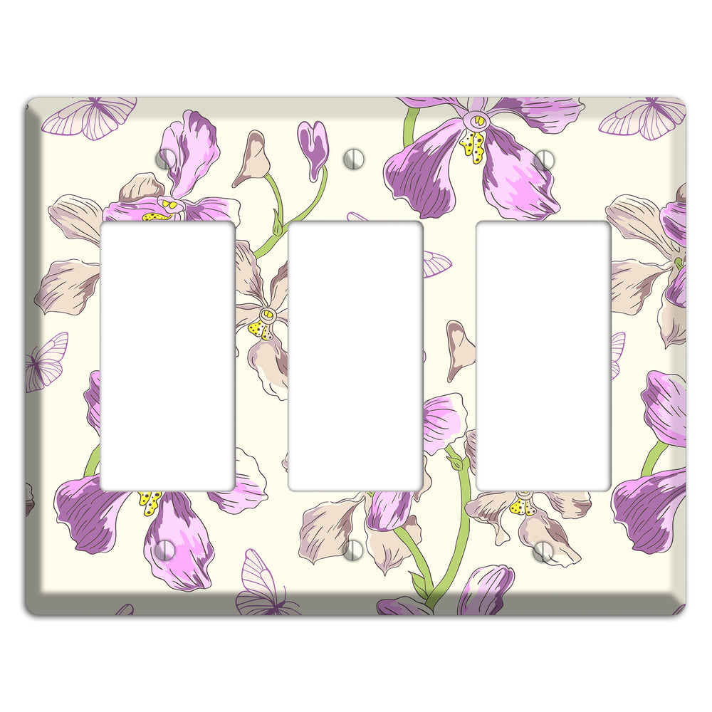 Orchid 3 Rocker Wallplate