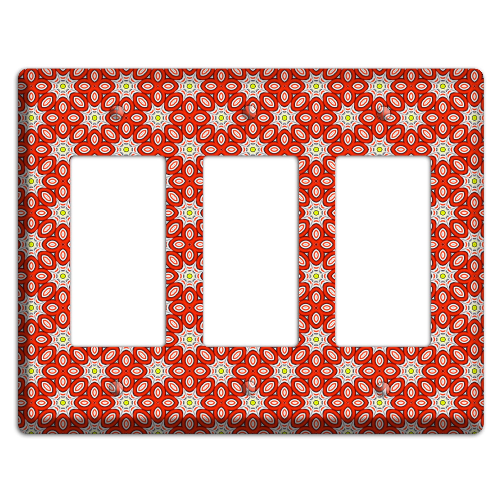 Red Foulard 2 3 Rocker Wallplate