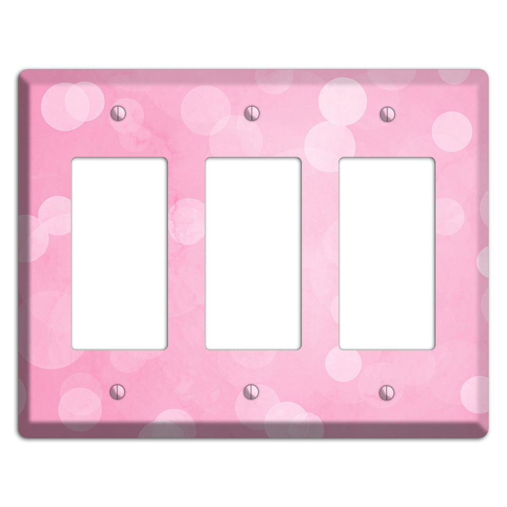 purple Pizzaz Pink Texture 3 Rocker Wallplate