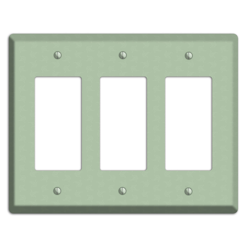Sage Tiny Cartouche 3 Rocker Wallplate