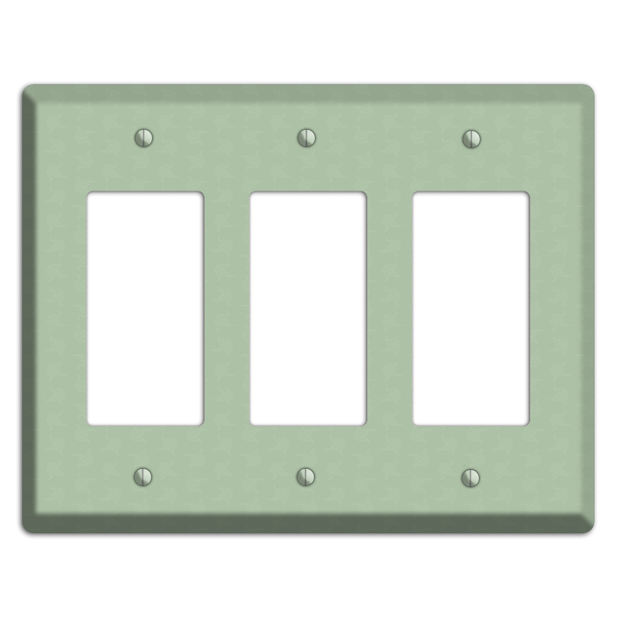 Sage Tiny Cartouche 3 Rocker Wallplate
