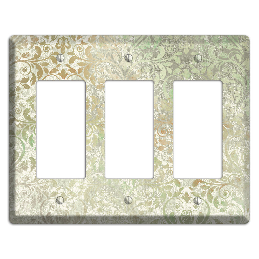 Tana Whimsical Damask 3 Rocker Wallplate