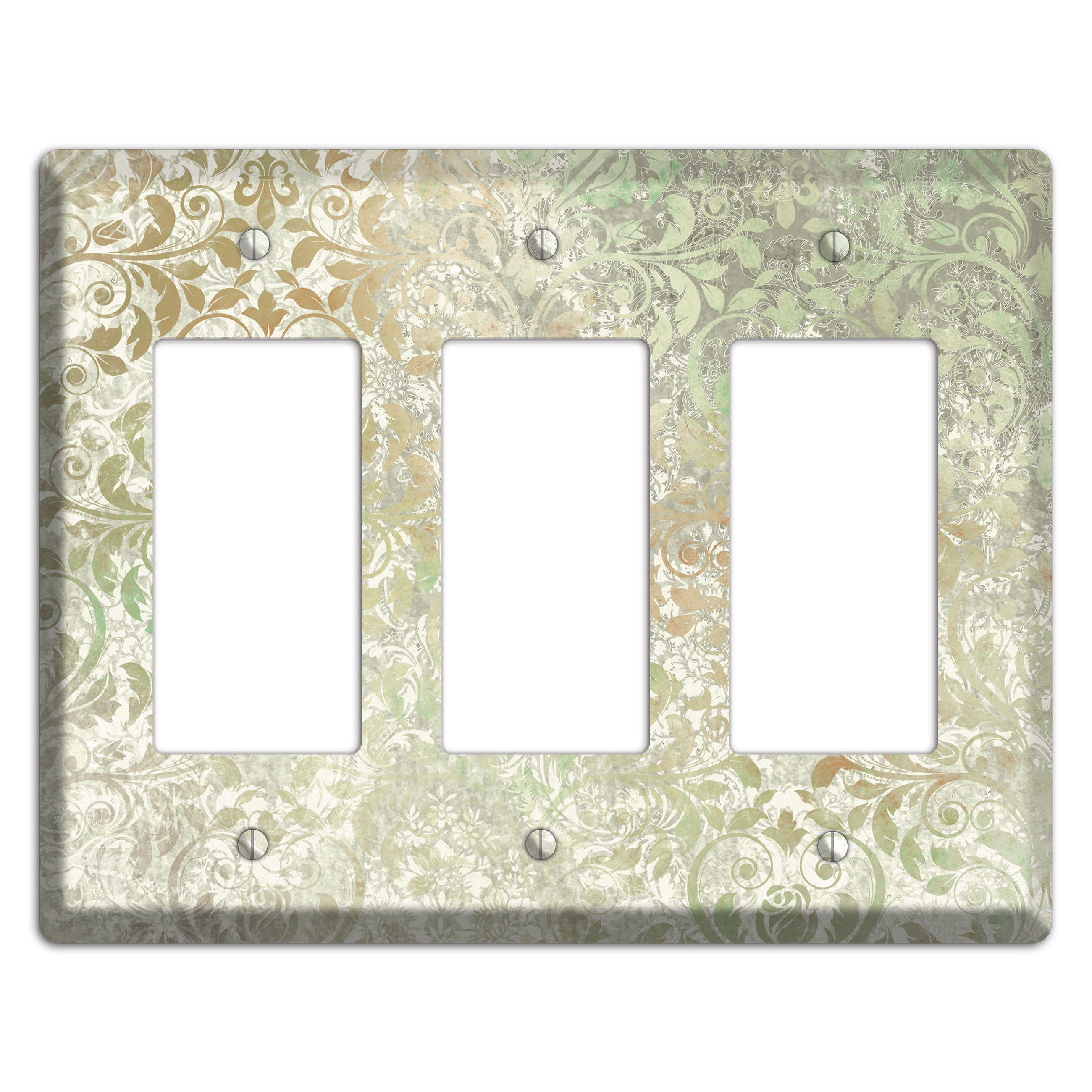 Tana Whimsical Damask 3 Rocker Wallplate