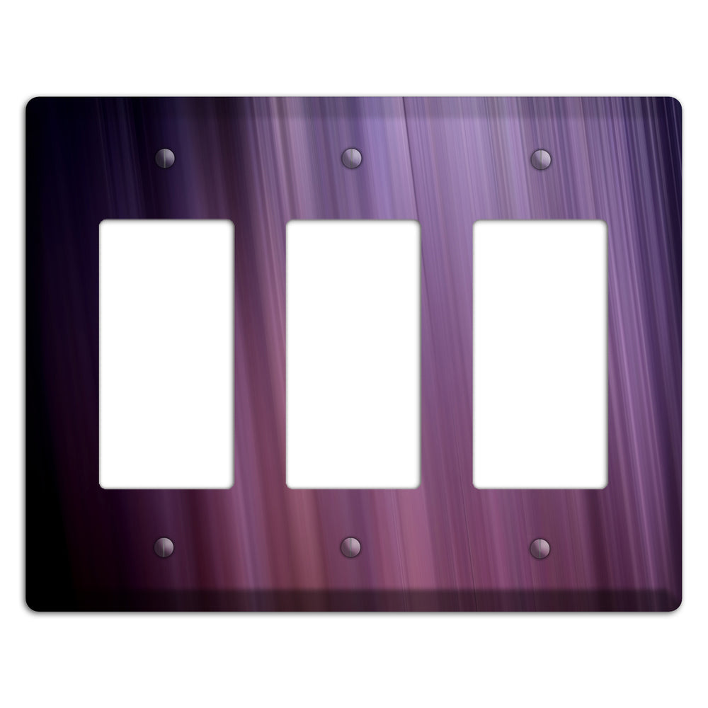 Eggplant Ray of Light 3 Rocker Wallplate