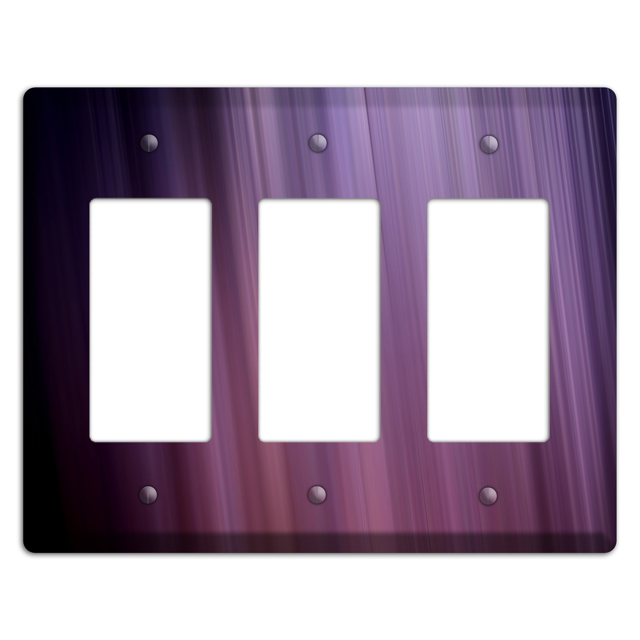 Eggplant Ray of Light 3 Rocker Wallplate