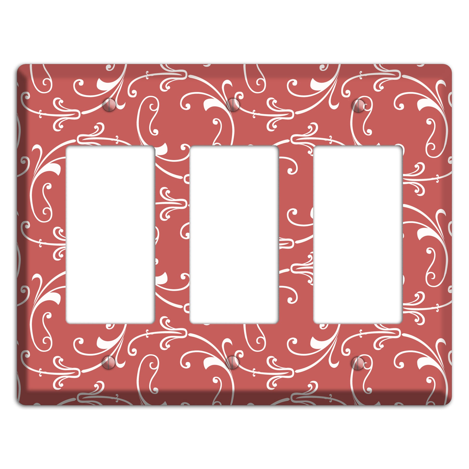 Brick Victorian Sprig 3 Rocker Wallplate