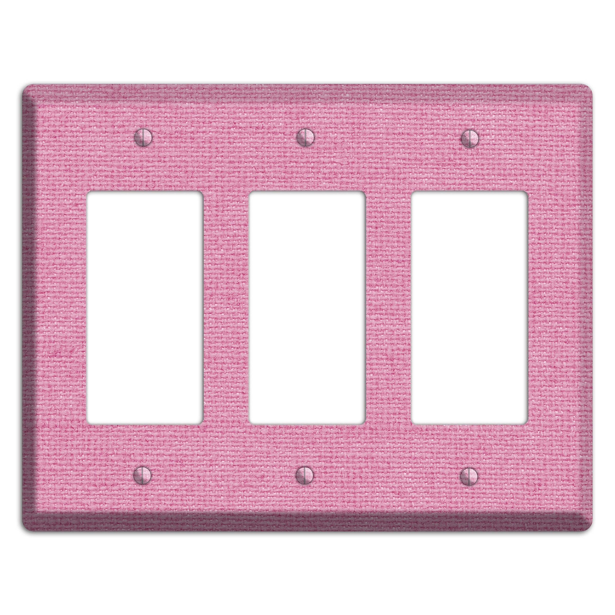 Gamboge Pink Texture 3 Rocker Wallplate