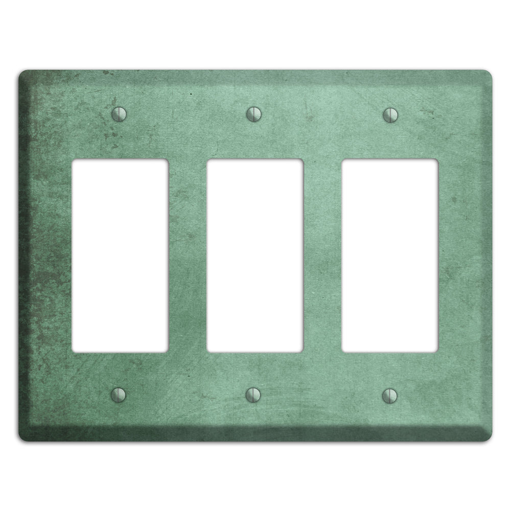 Bay Leaf Vintage Grunge 3 Rocker Wallplate