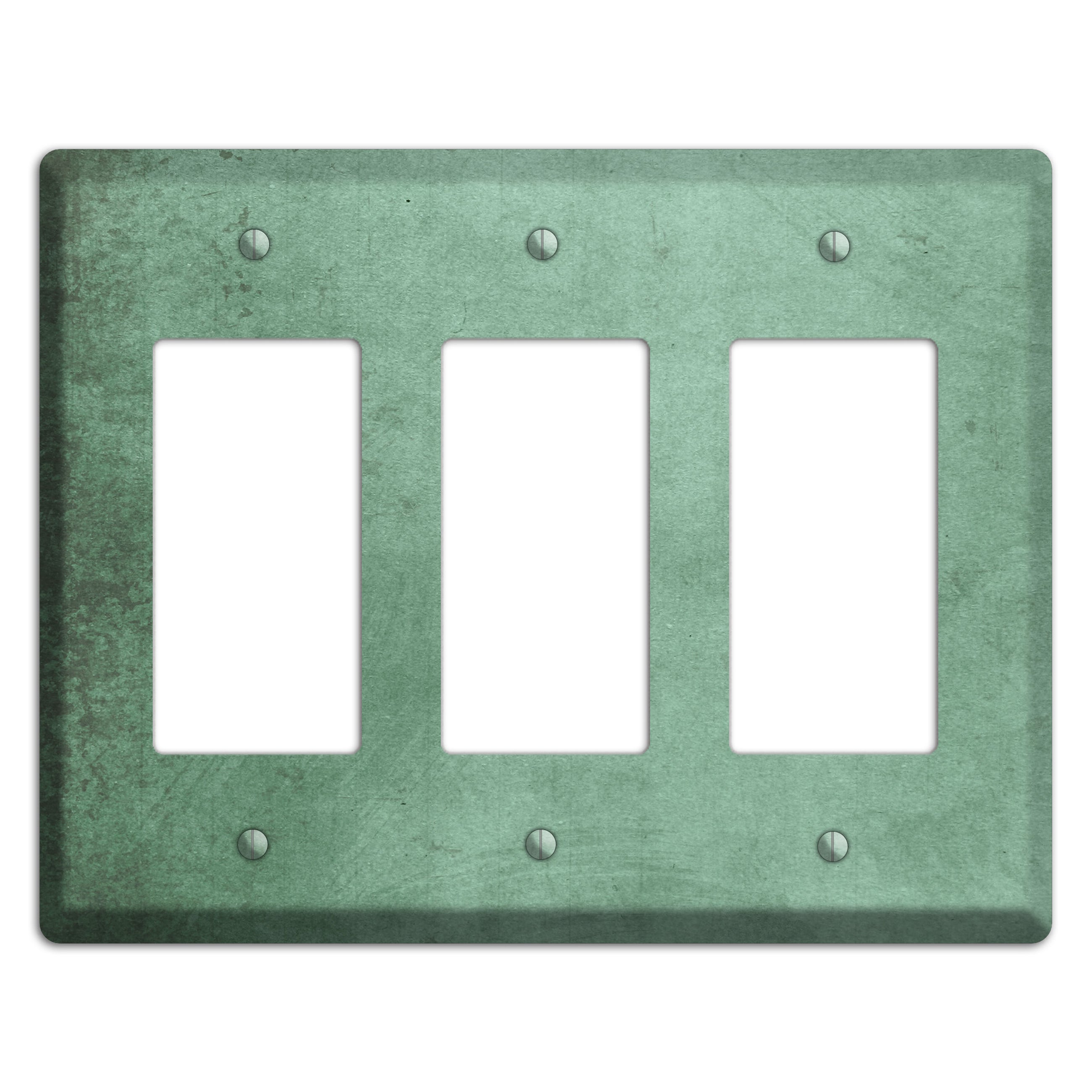 Bay Leaf Vintage Grunge 3 Rocker Wallplate
