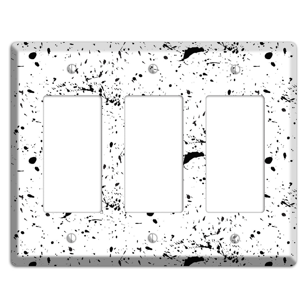 Ink Splash 5 3 Rocker Wallplate