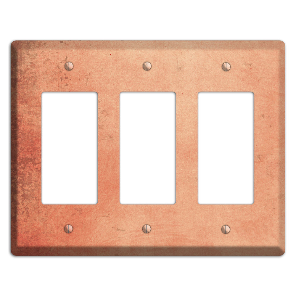 Tonys pink Vintage Grunge 3 Rocker Wallplate