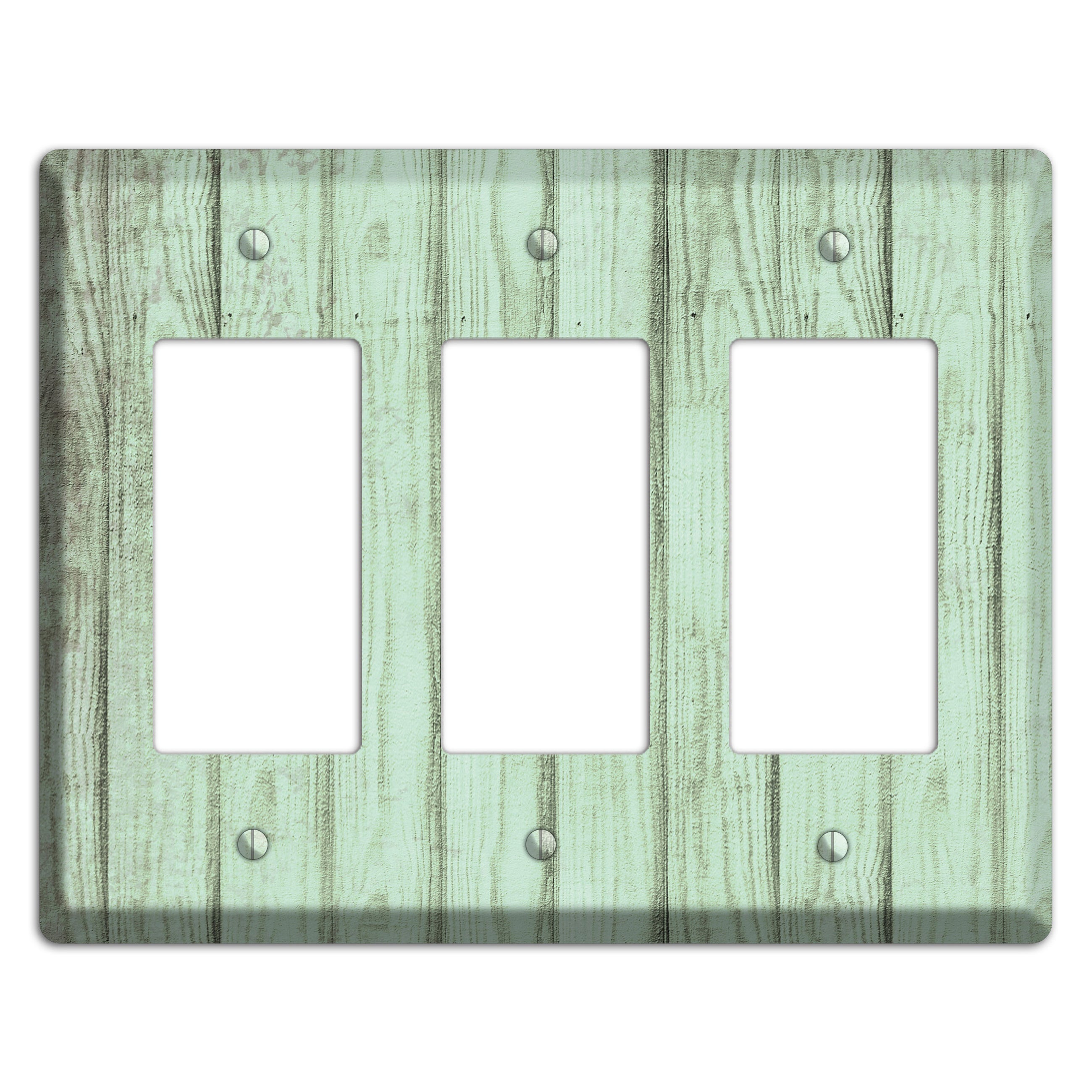 Norway Weathered Wood 3 Rocker Wallplate