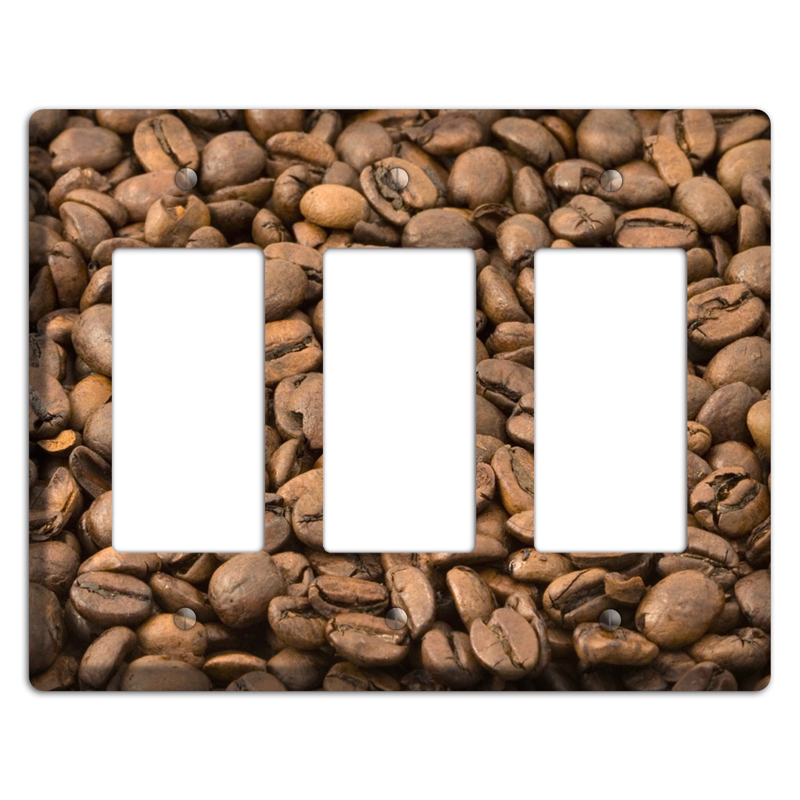 Coffee 3 Rocker Wallplate