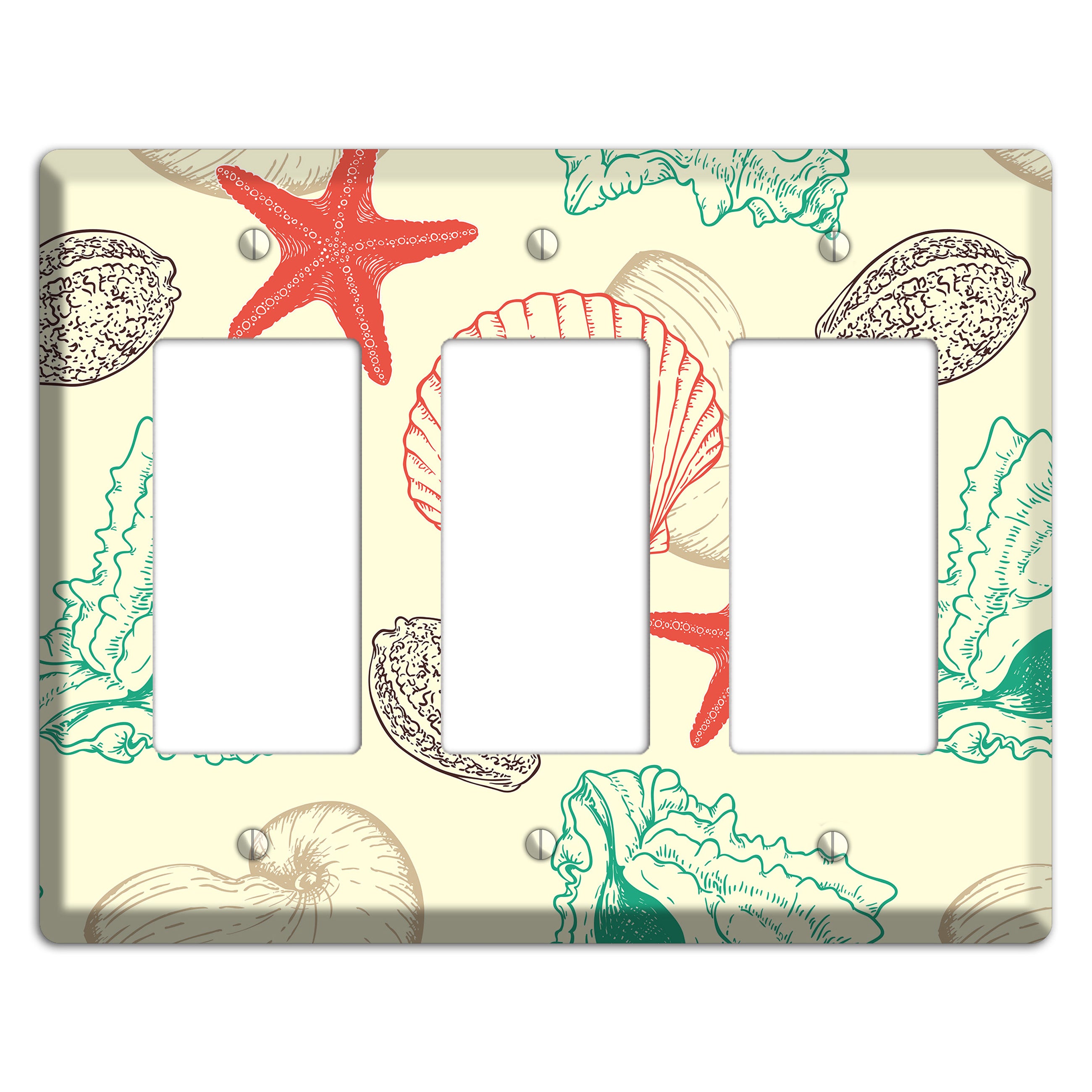 Shells 2 3 Rocker Wallplate