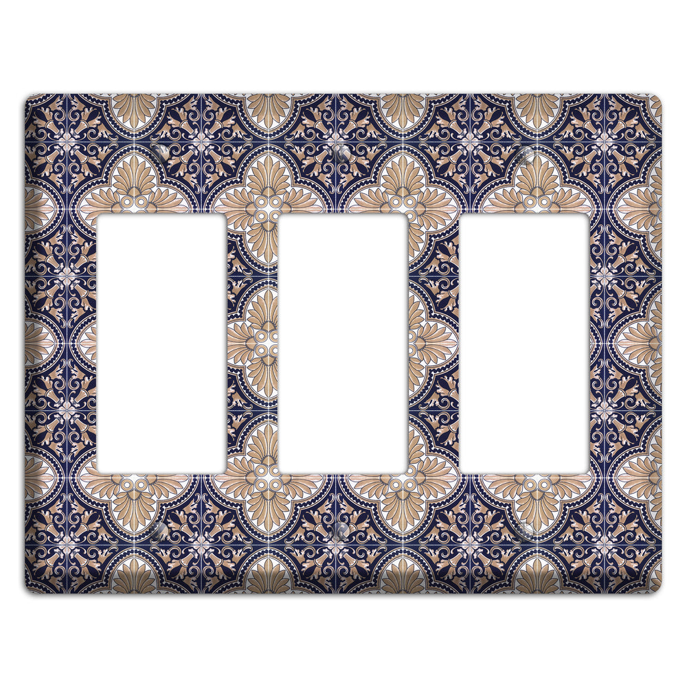 Tavira Tiles 4 3 Rocker Wallplate