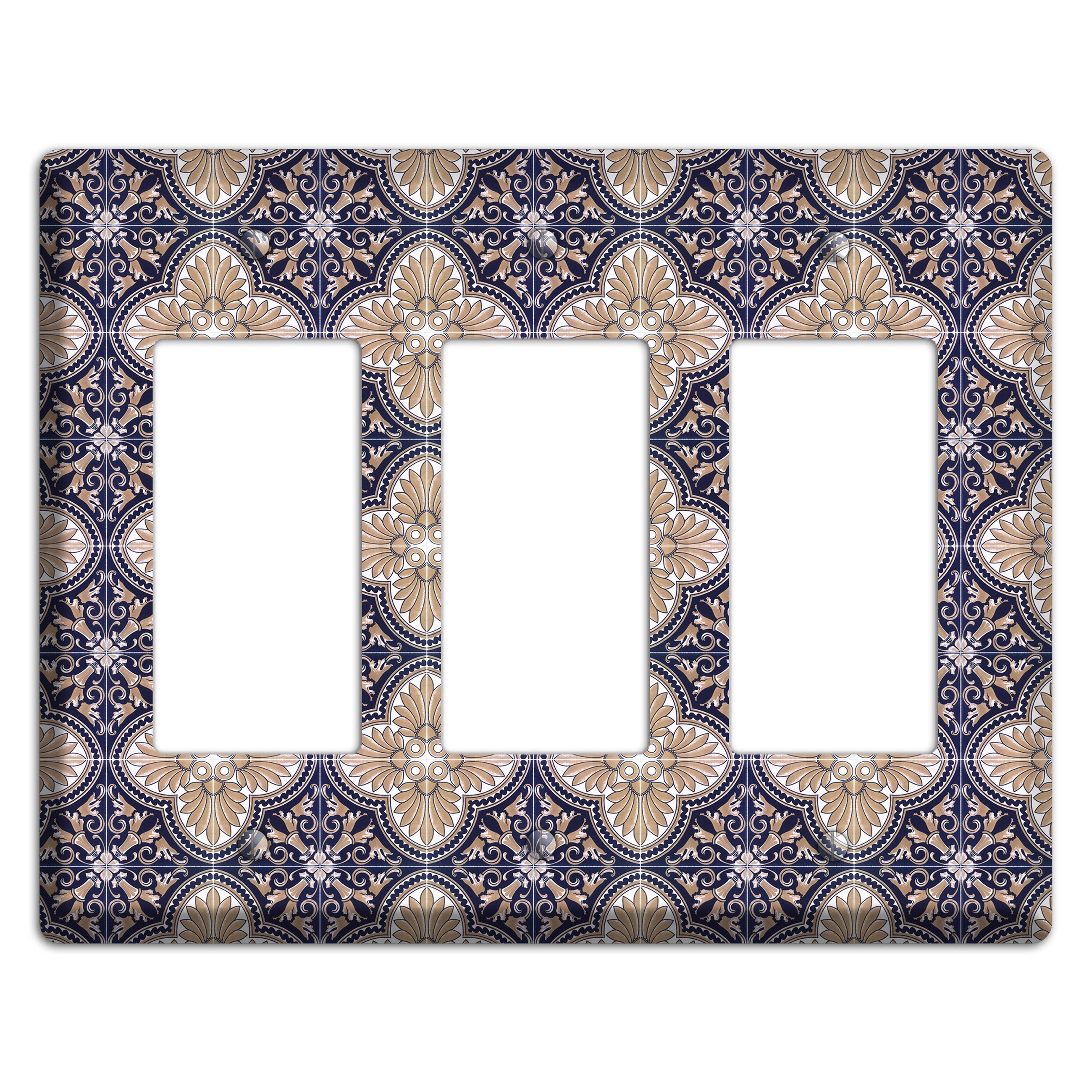 Tavira Tiles 4 3 Rocker Wallplate