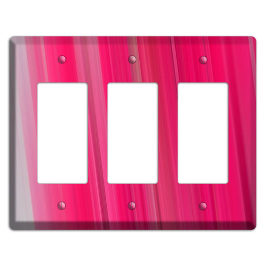 Pink Ray of Light 3 Rocker Wallplate