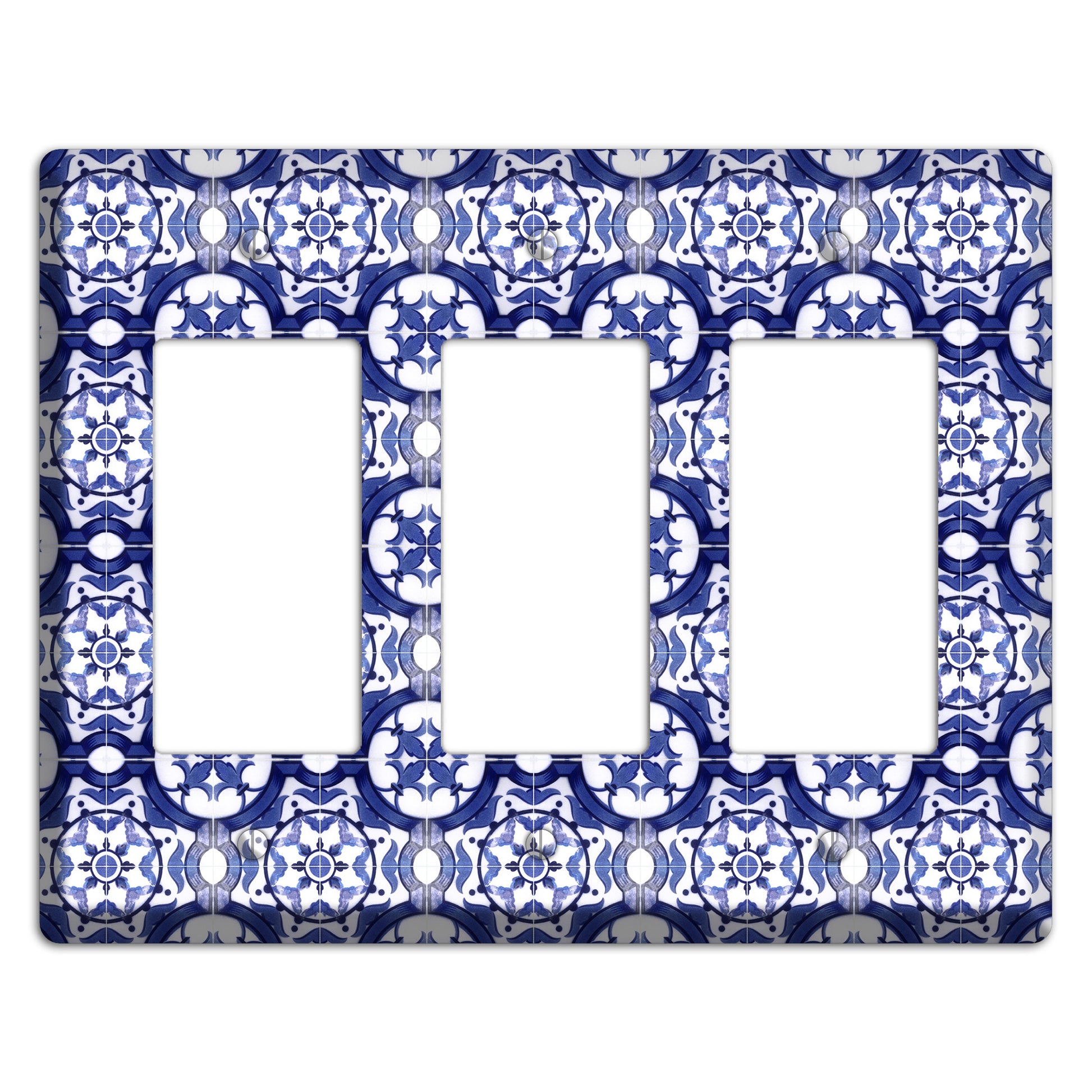 Tavira Tiles 10 3 Rocker Wallplate