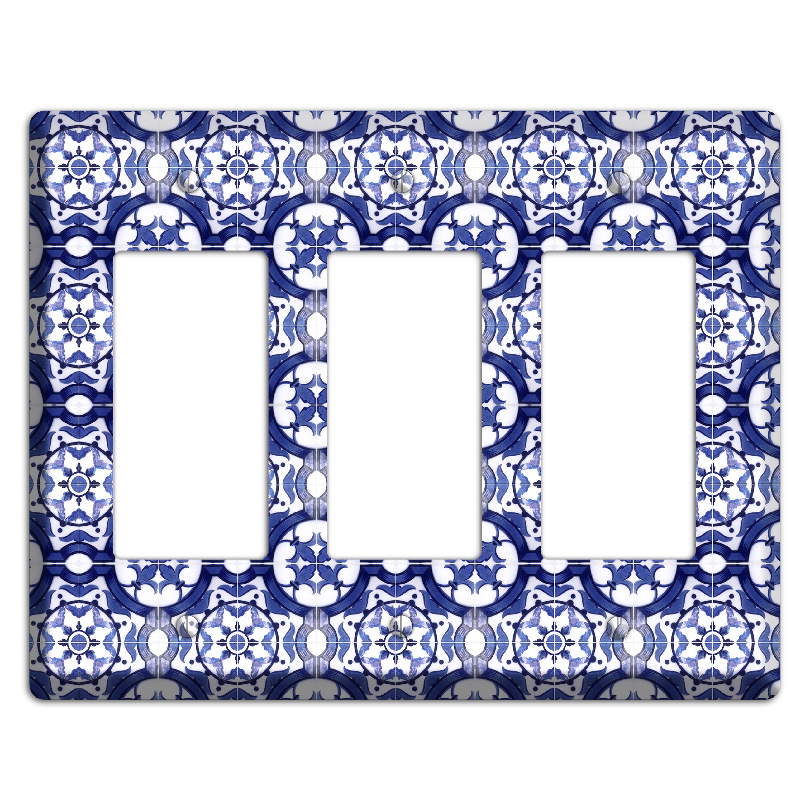 Tavira Tiles 10 3 Rocker Wallplate