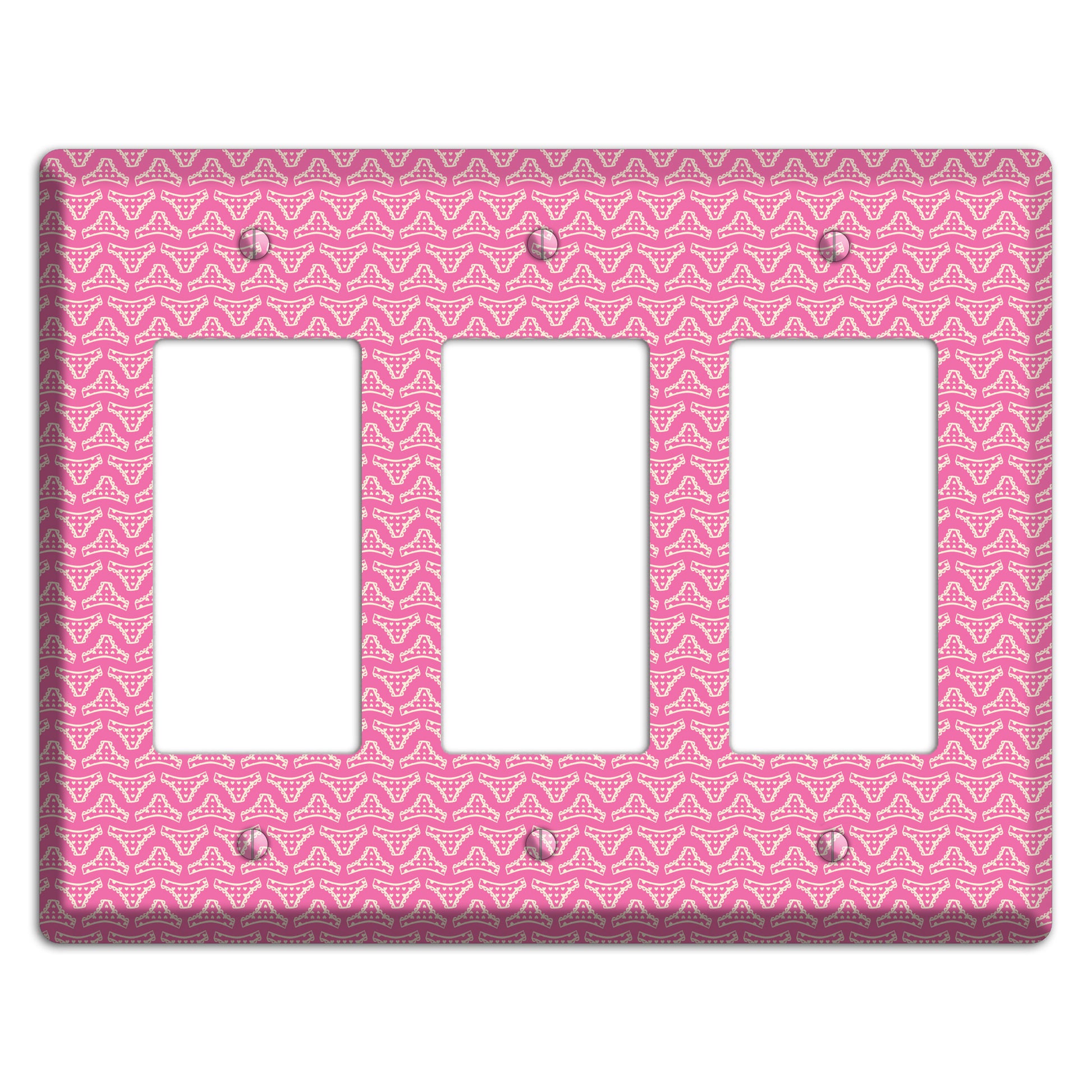 Pink Bikinis 3 Rocker Wallplate