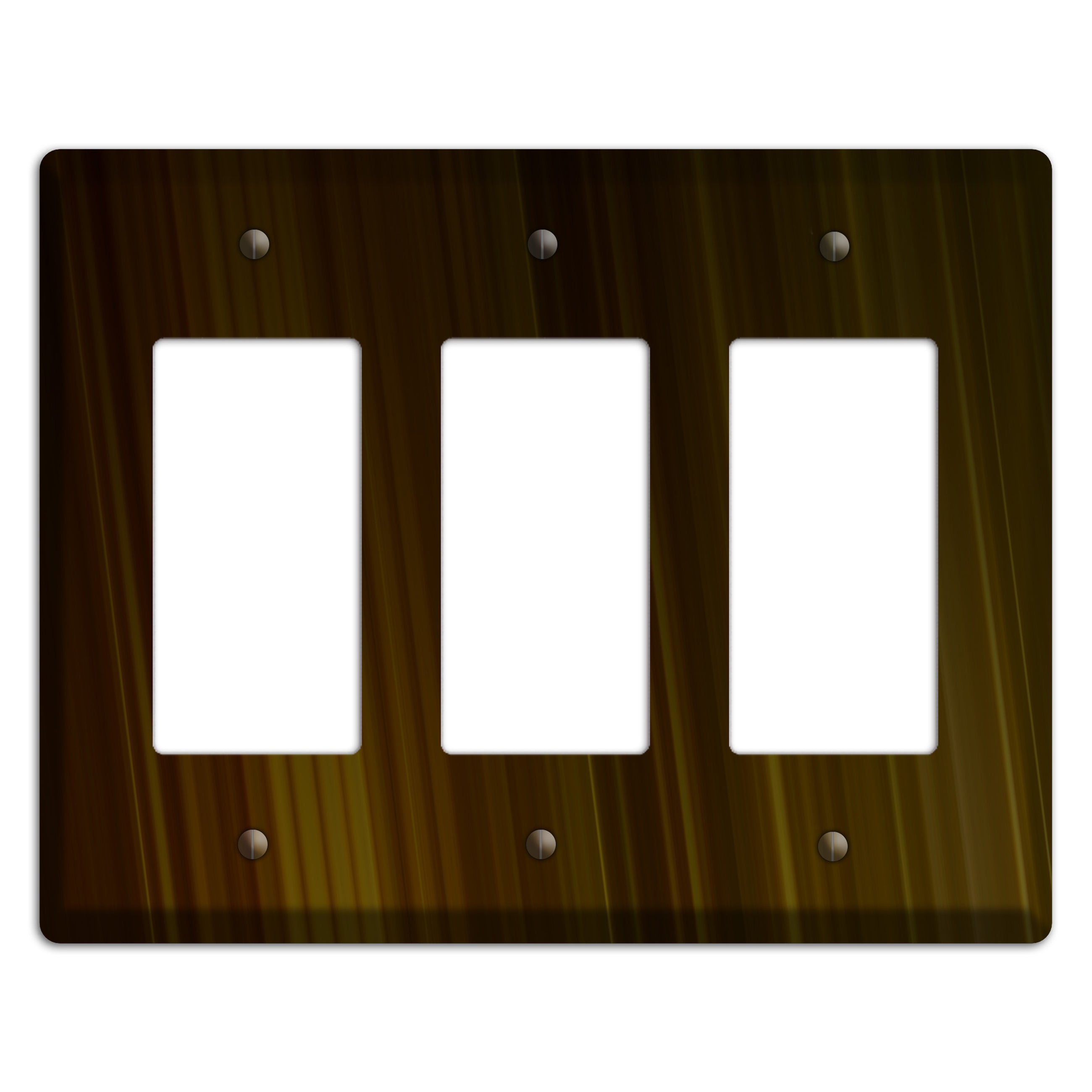 Brown Ray of Light 3 Rocker Wallplate