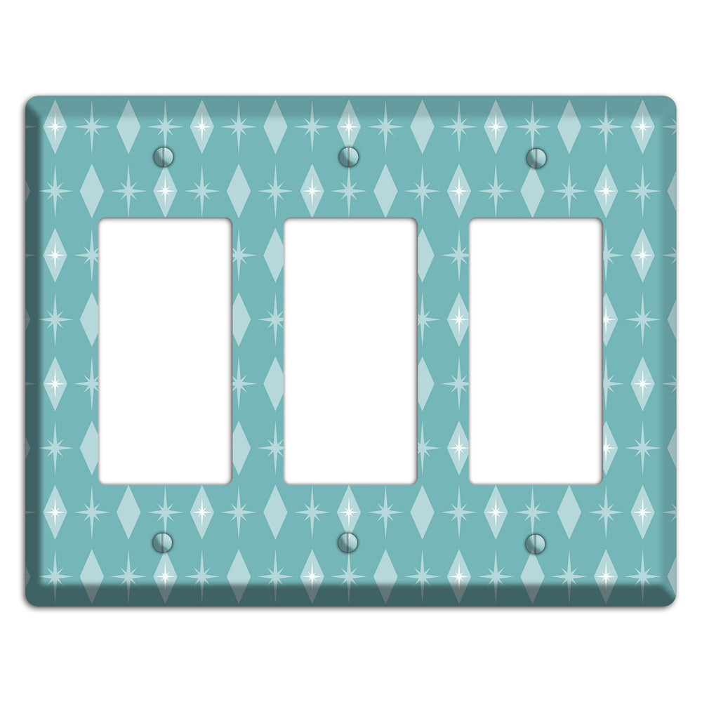 Blue Diamon 3 Rocker Wallplate