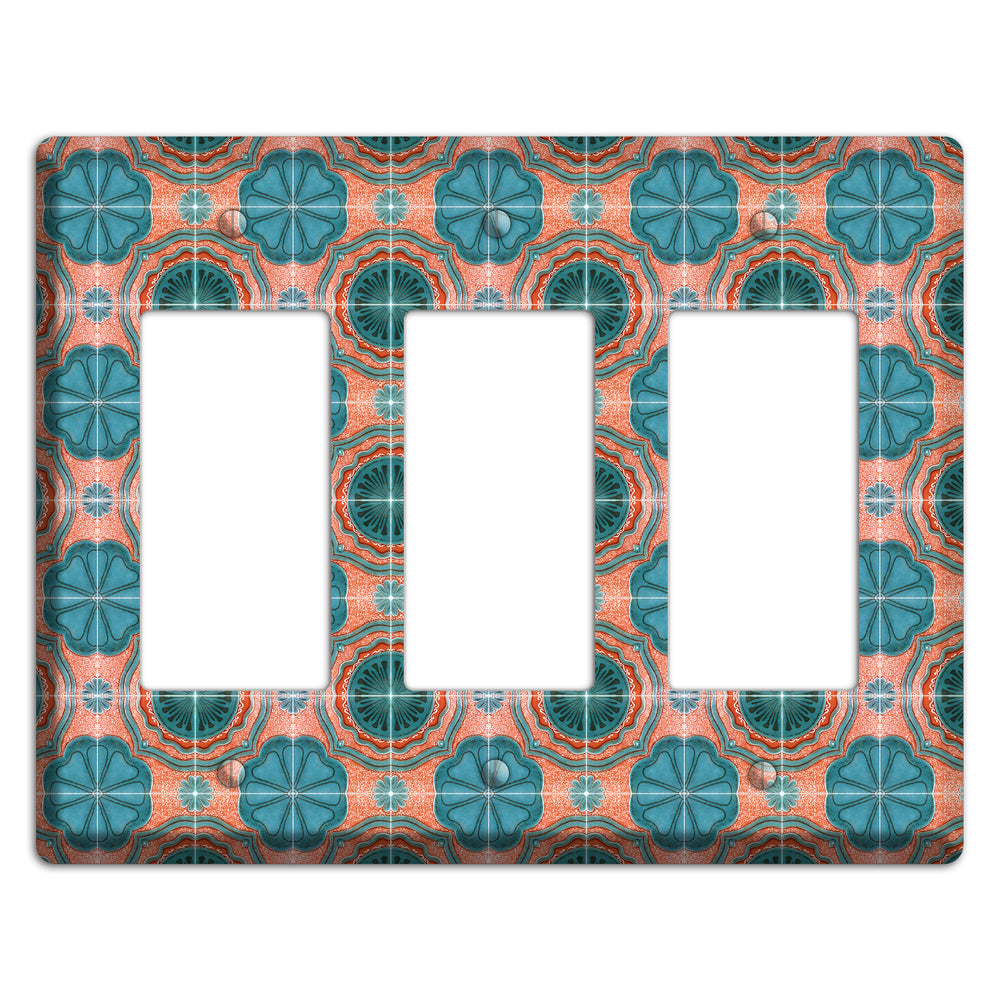 Tavira Tiles 3 3 Rocker Wallplate