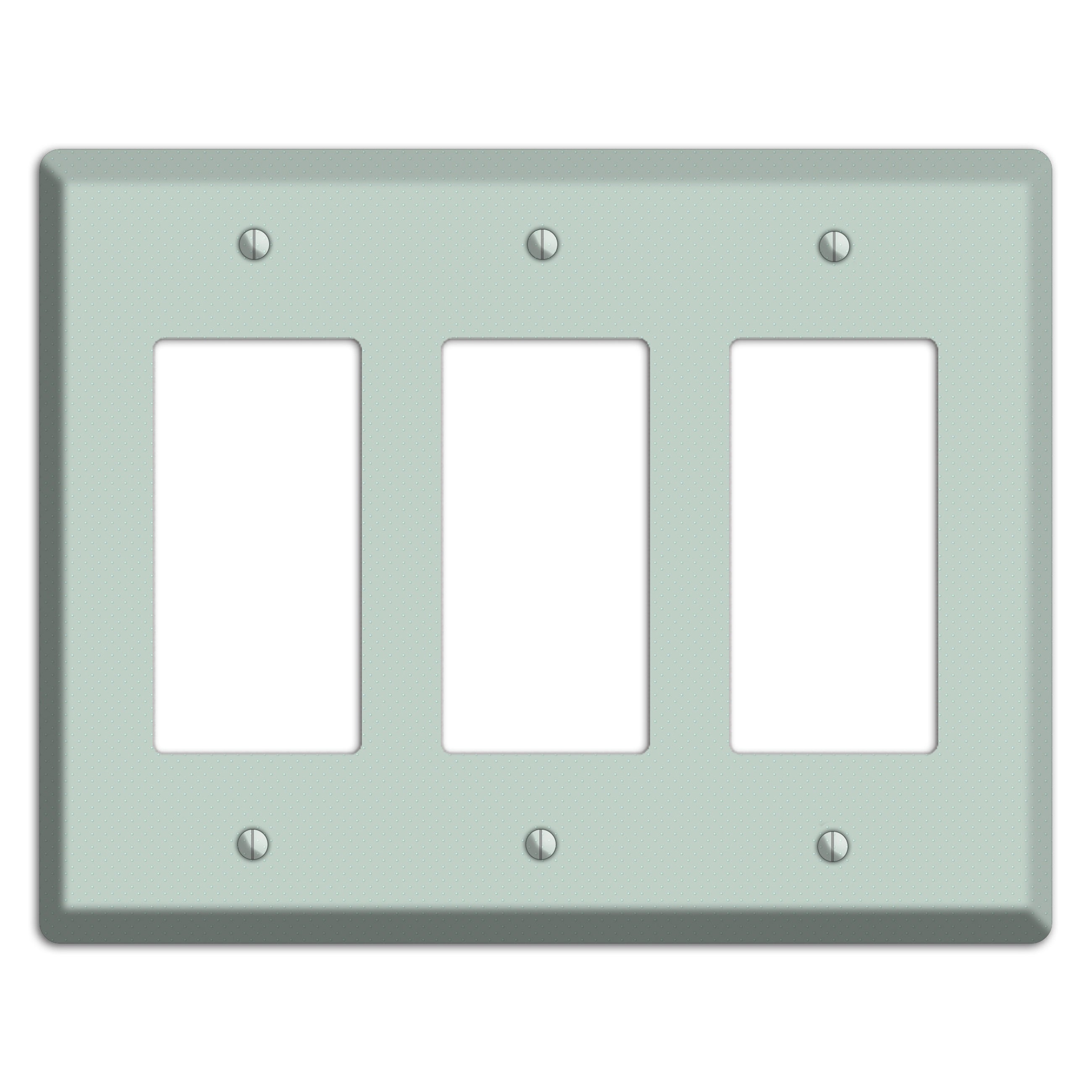 Sage with Tiny Dots 3 Rocker Wallplate