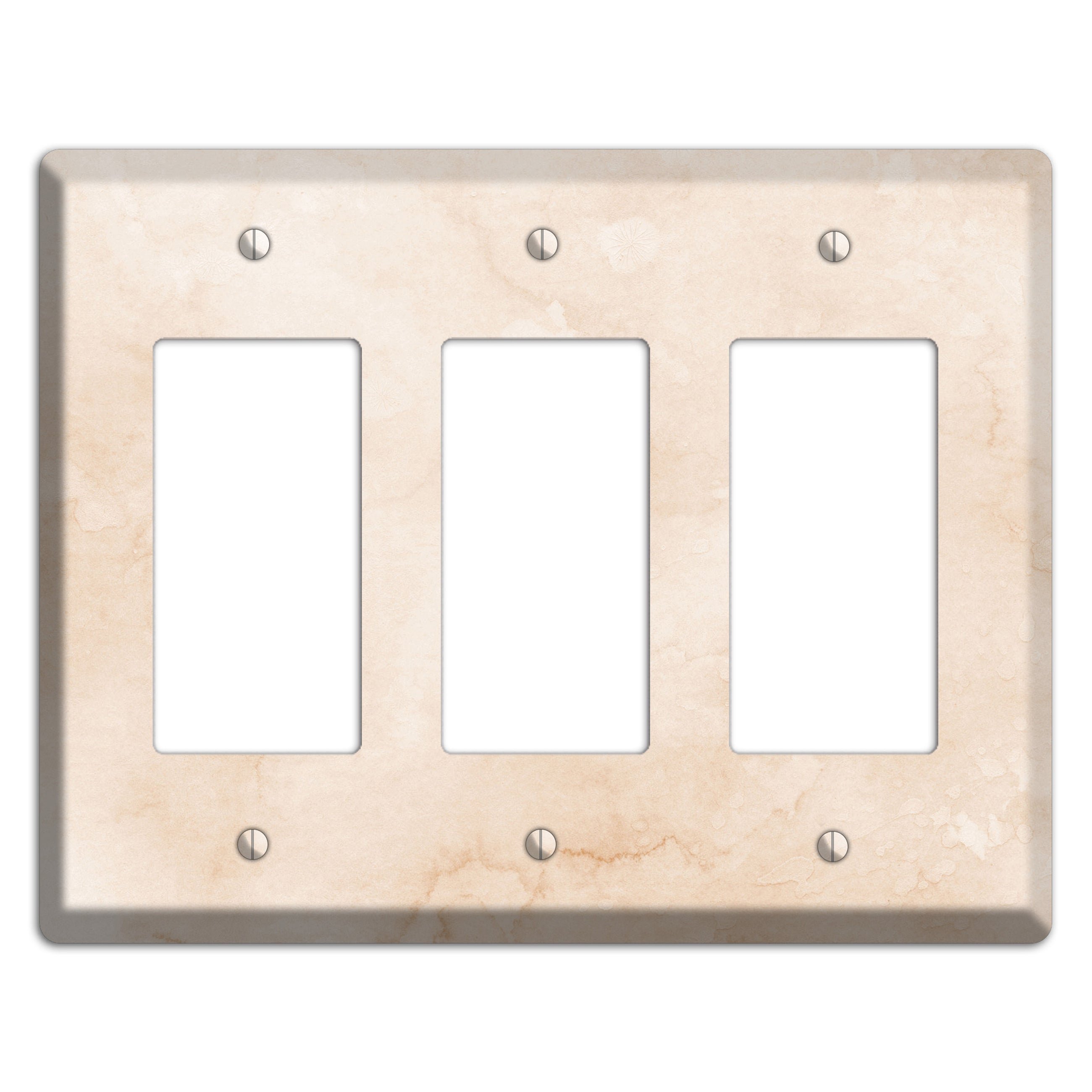 Janna Neutral Texture 3 Rocker Wallplate