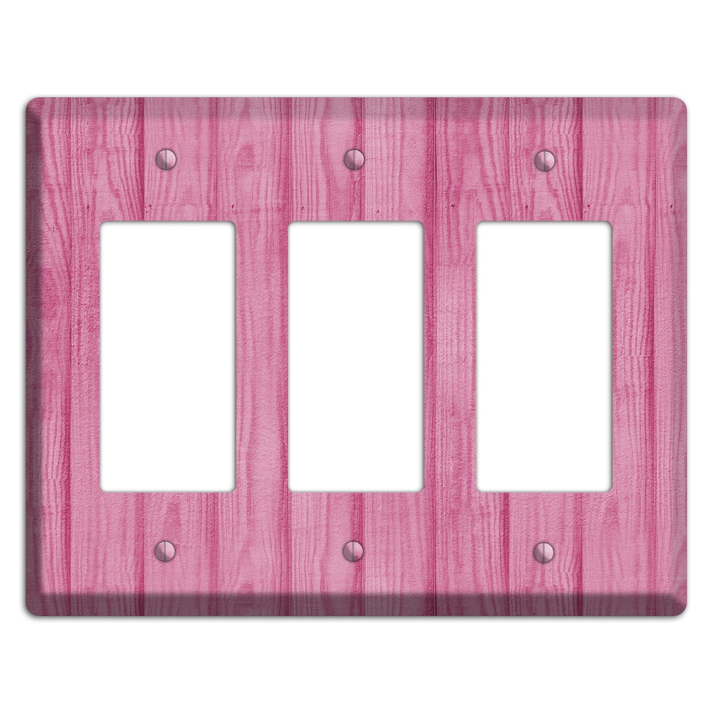 Can Can Pink Texture 3 Rocker Wallplate
