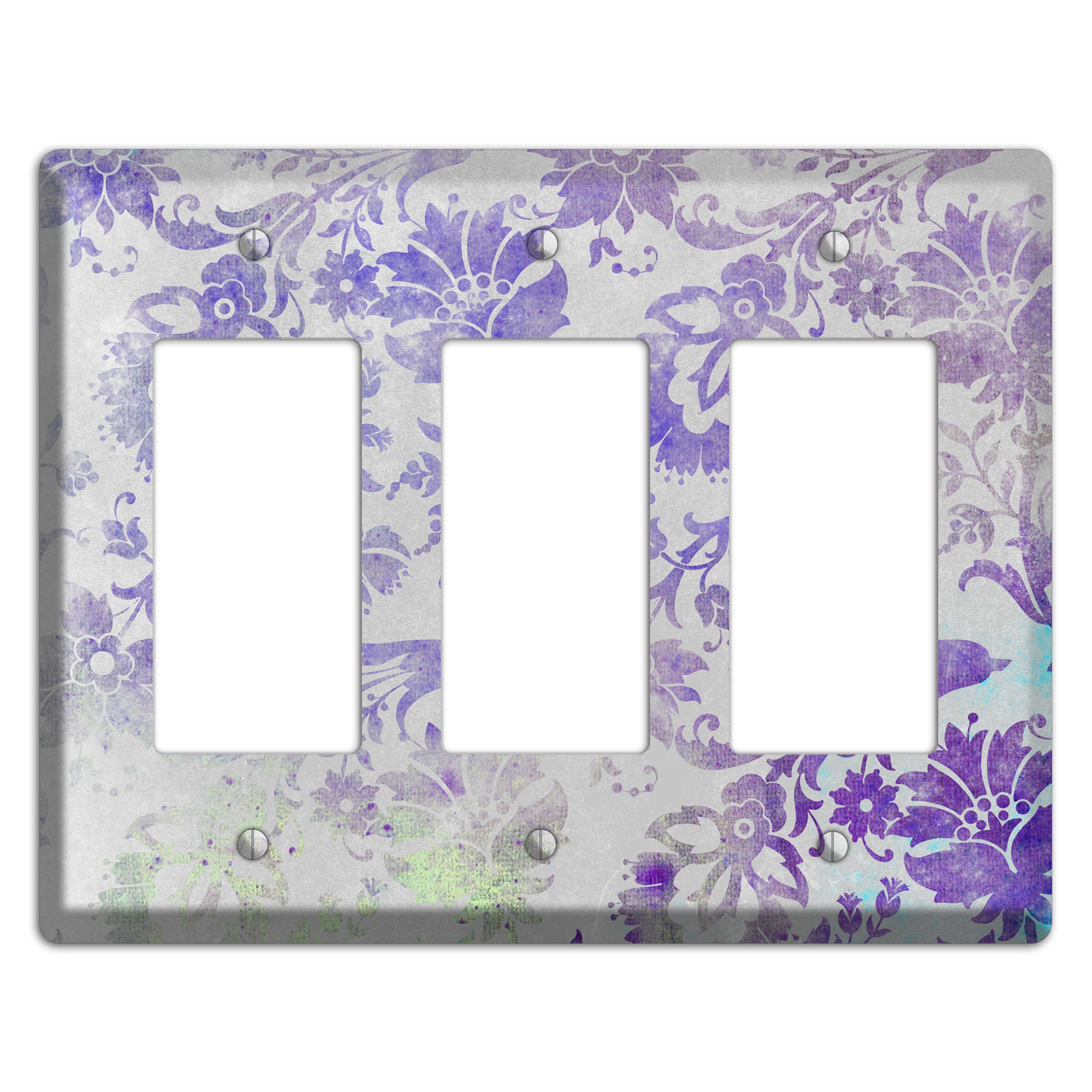 Chatelle Whimsical Damask 3 Rocker Wallplate