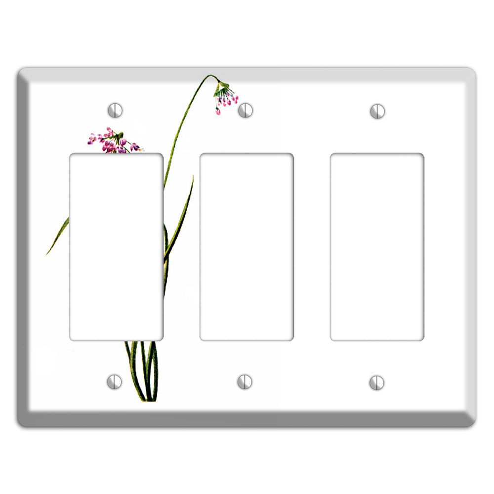 Allium Cernum 3 Rocker Wallplate