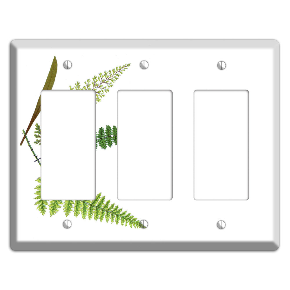 Ferns 3 Rocker Wallplate