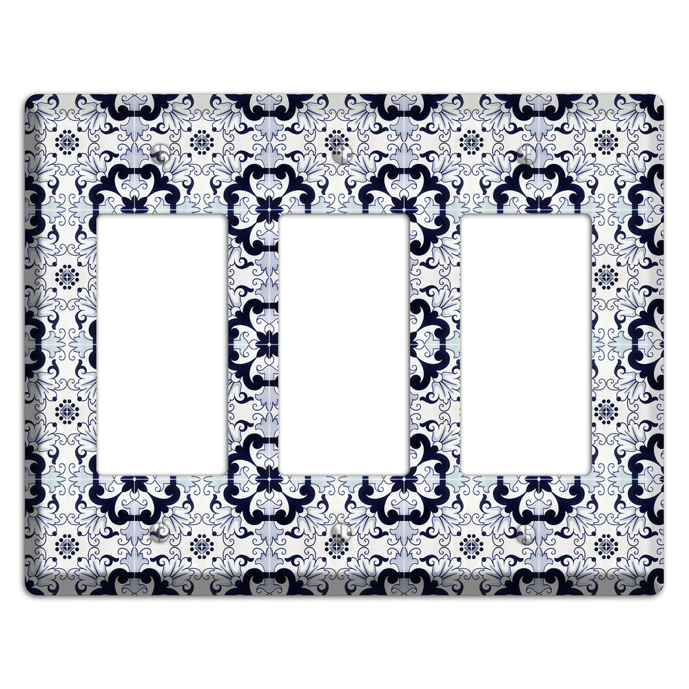 Tavira Tiles 7 3 Rocker Wallplate