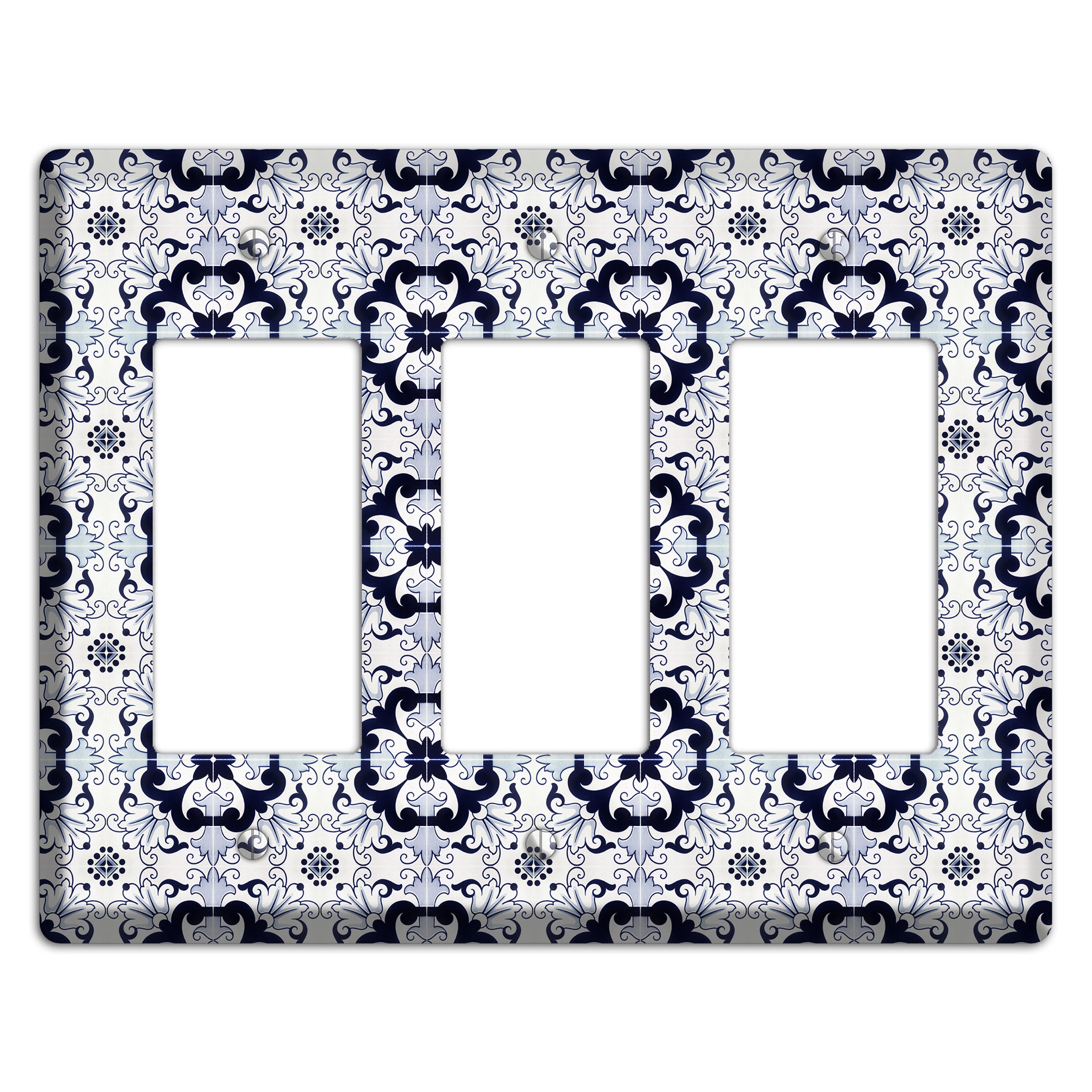 Tavira Tiles 7 3 Rocker Wallplate