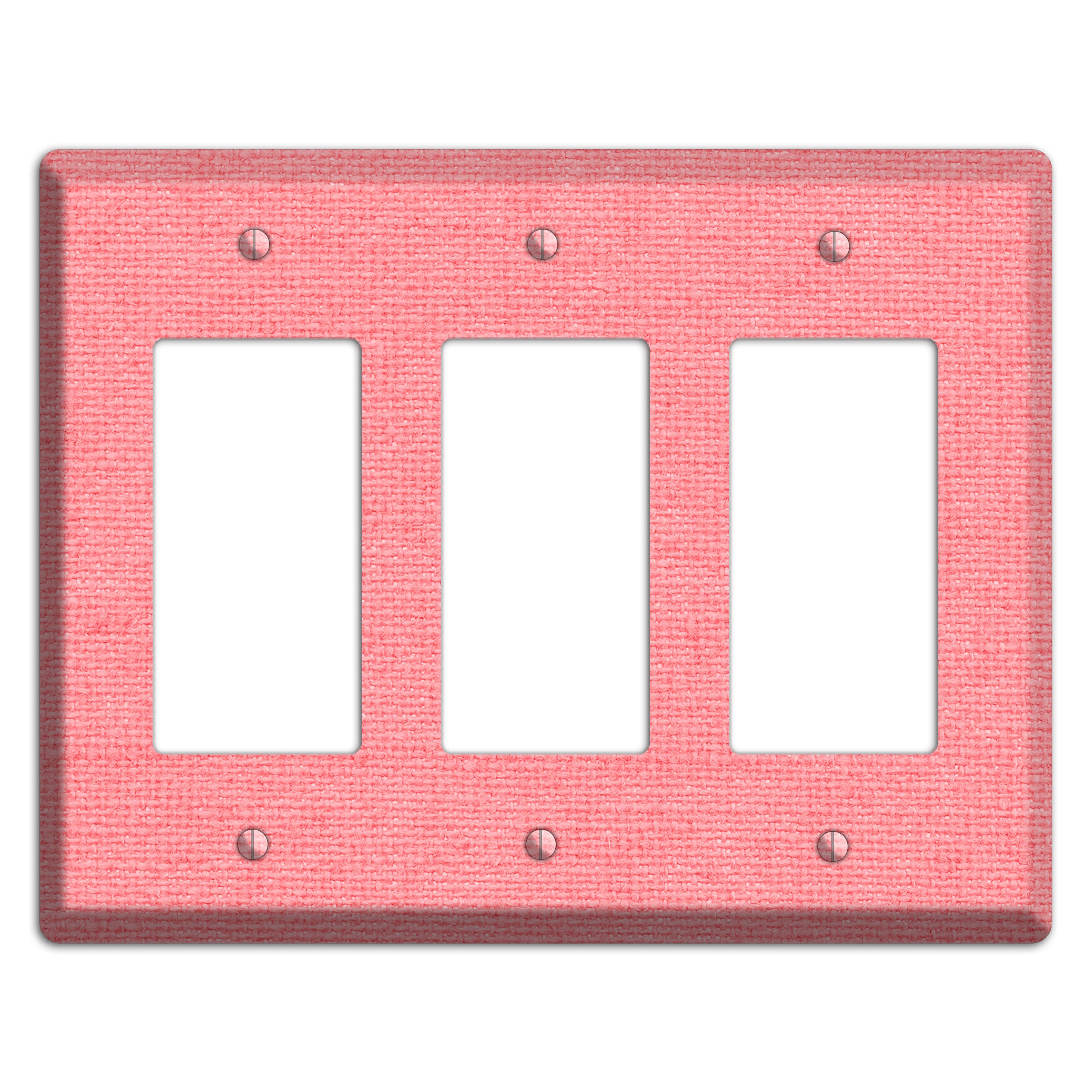Sweet Pink Soft Coral 3 Rocker Wallplate