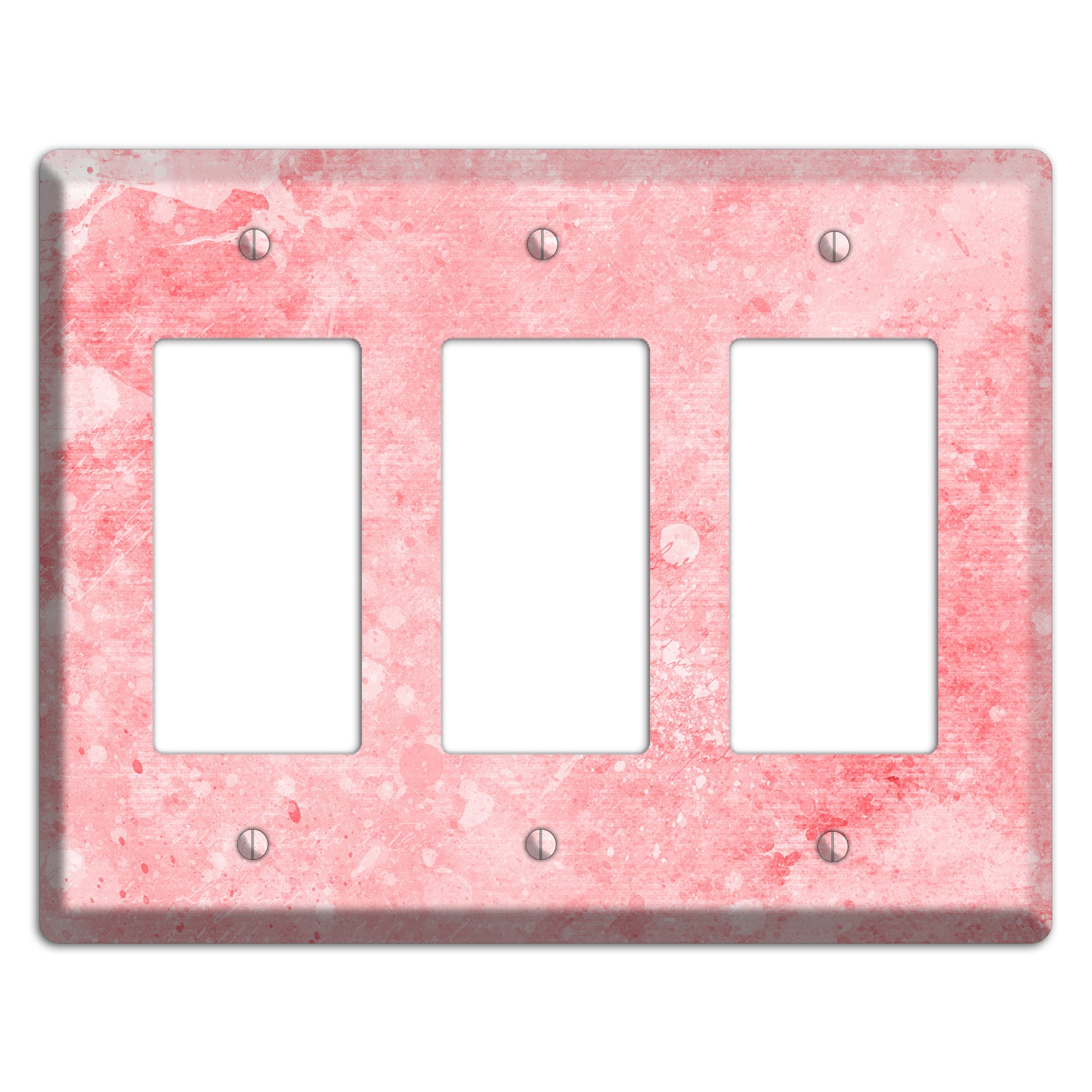 Rose Fog Soft Coral 3 Rocker Wallplate
