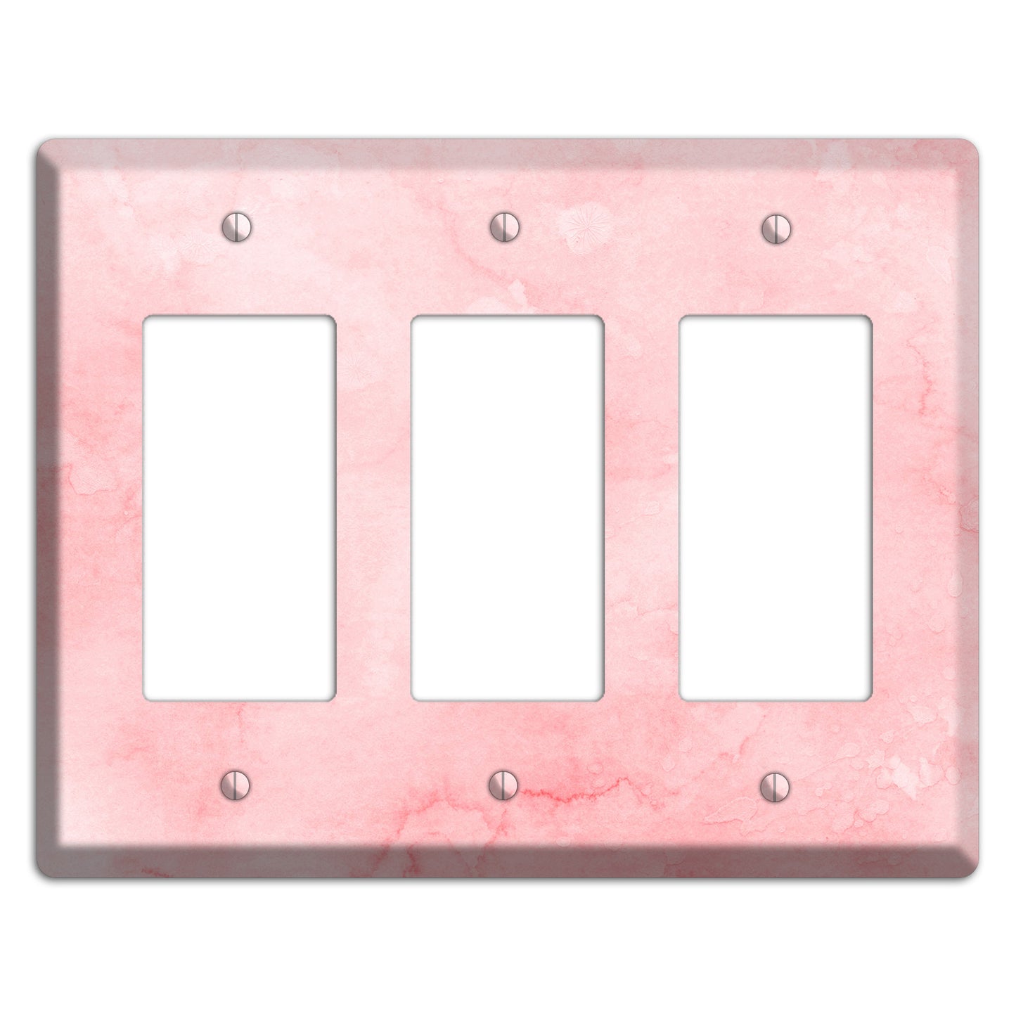 Mandys Pink Soft Coral 3 Rocker Wallplate